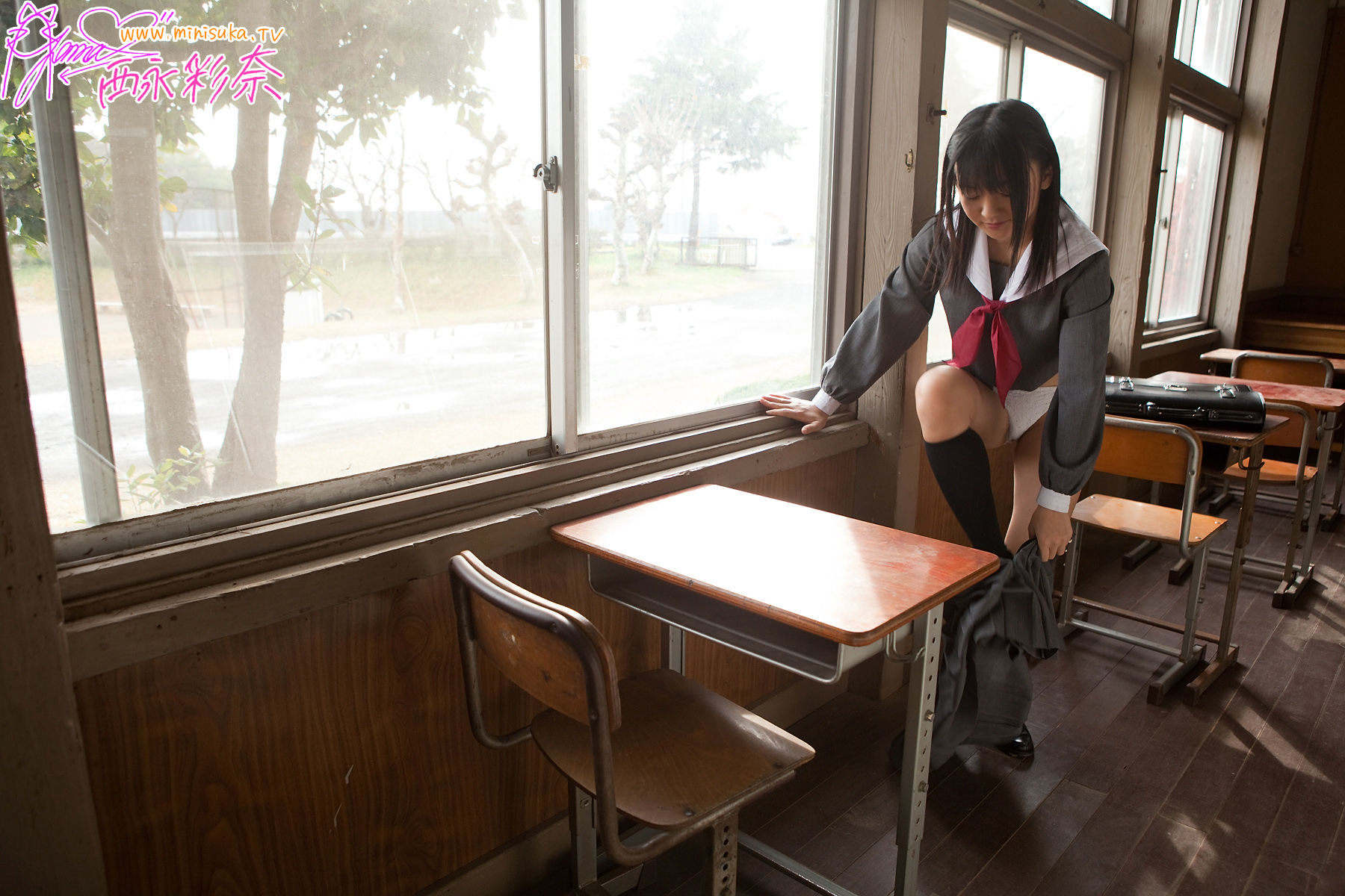西永彩奈 Ayana Nishinaga 第六部 [Minisuka.tv] Stage2 Gallery Kana