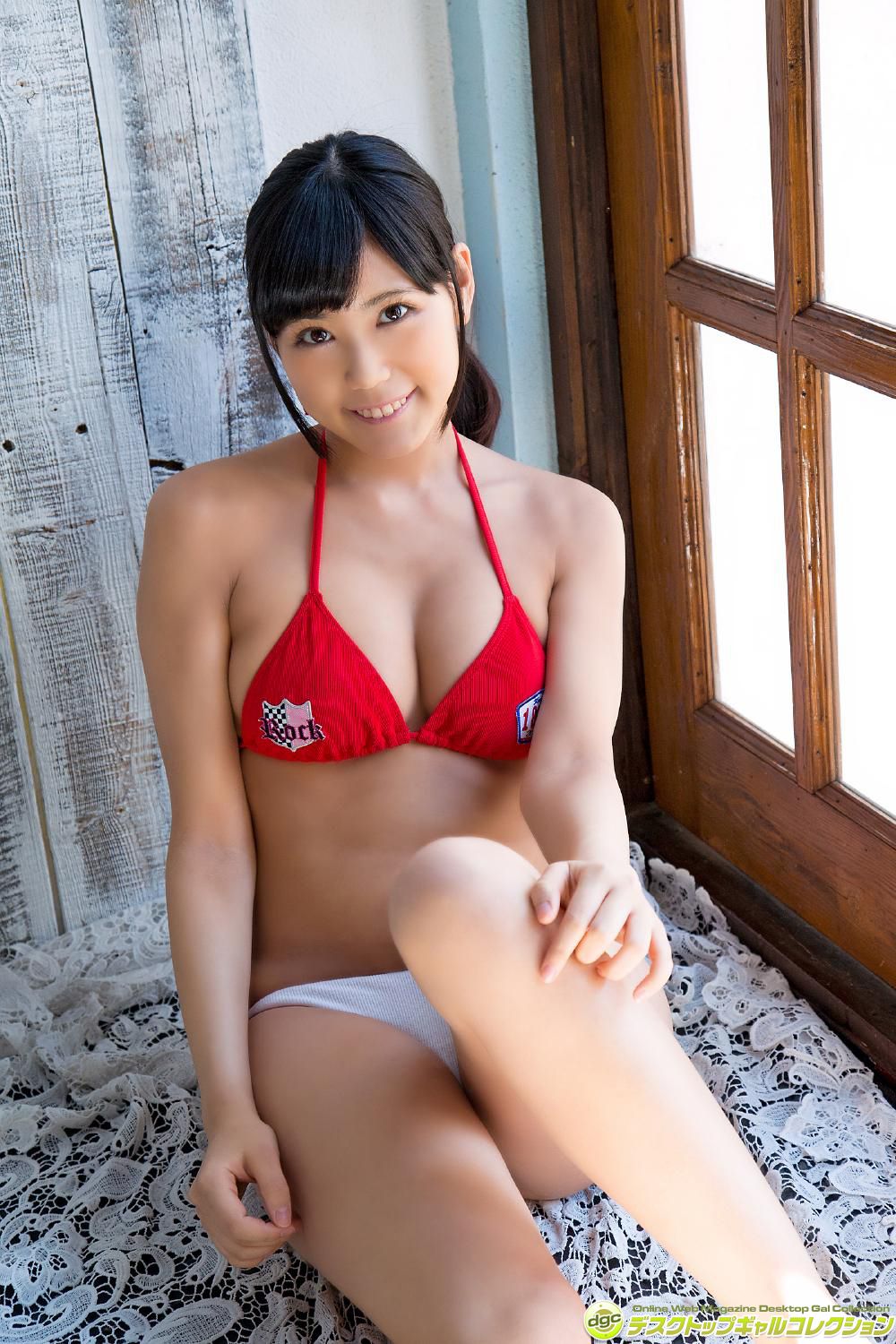 篠原冴美《爽やかな笑顔が眩しいマシュマロGカップ！》 [DGC]
