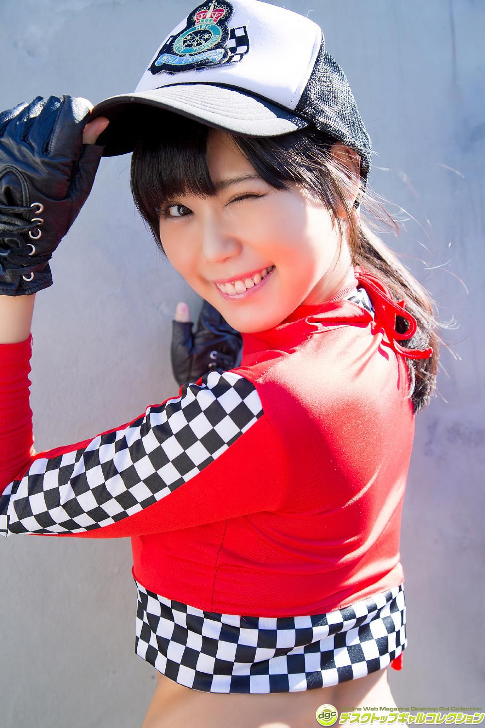 篠原冴美《爽やかな笑顔が眩しいマシュマロGカップ！》 [DGC]