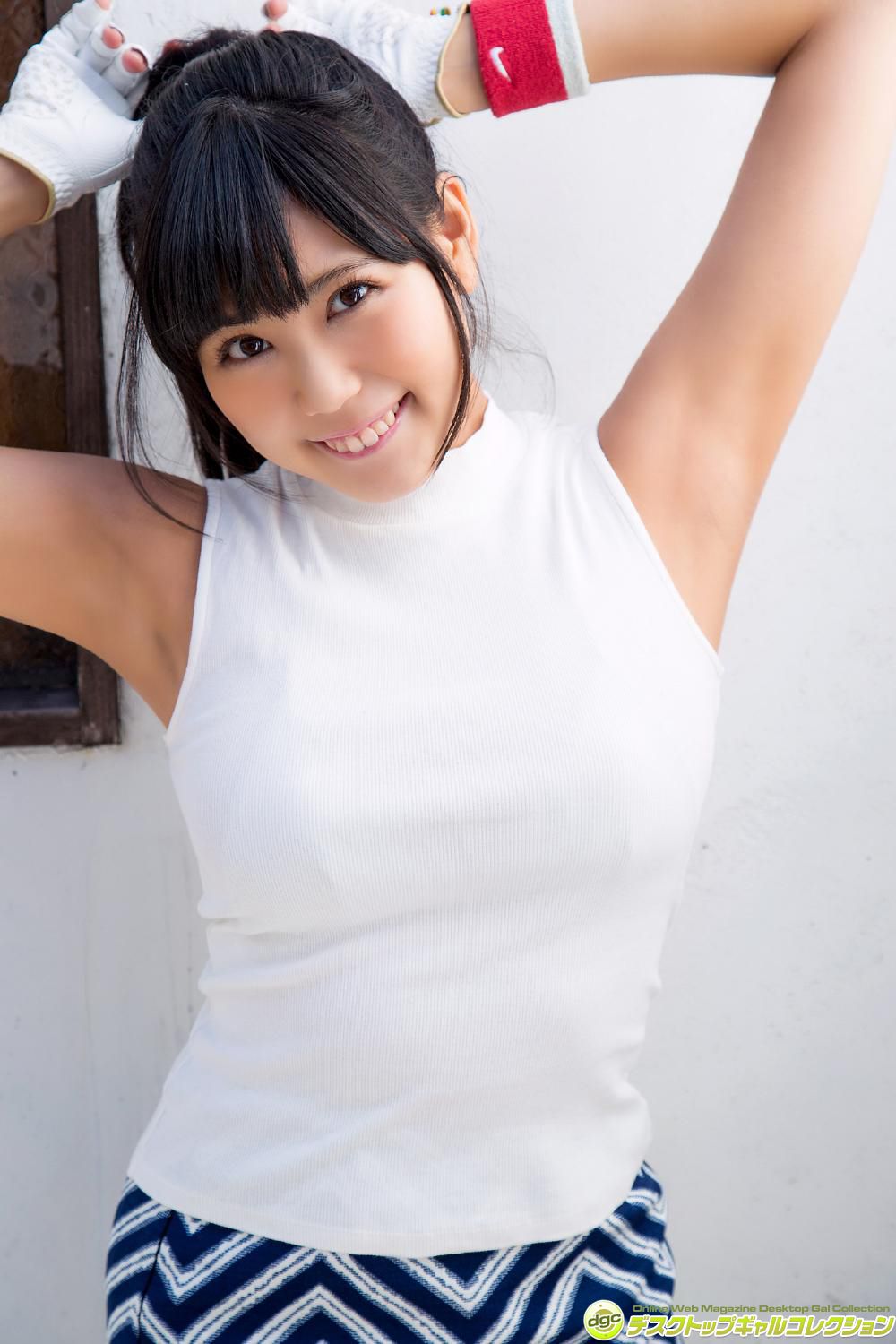 篠原冴美《爽やかな笑顔が眩しいマシュマロGカップ！》 [DGC]