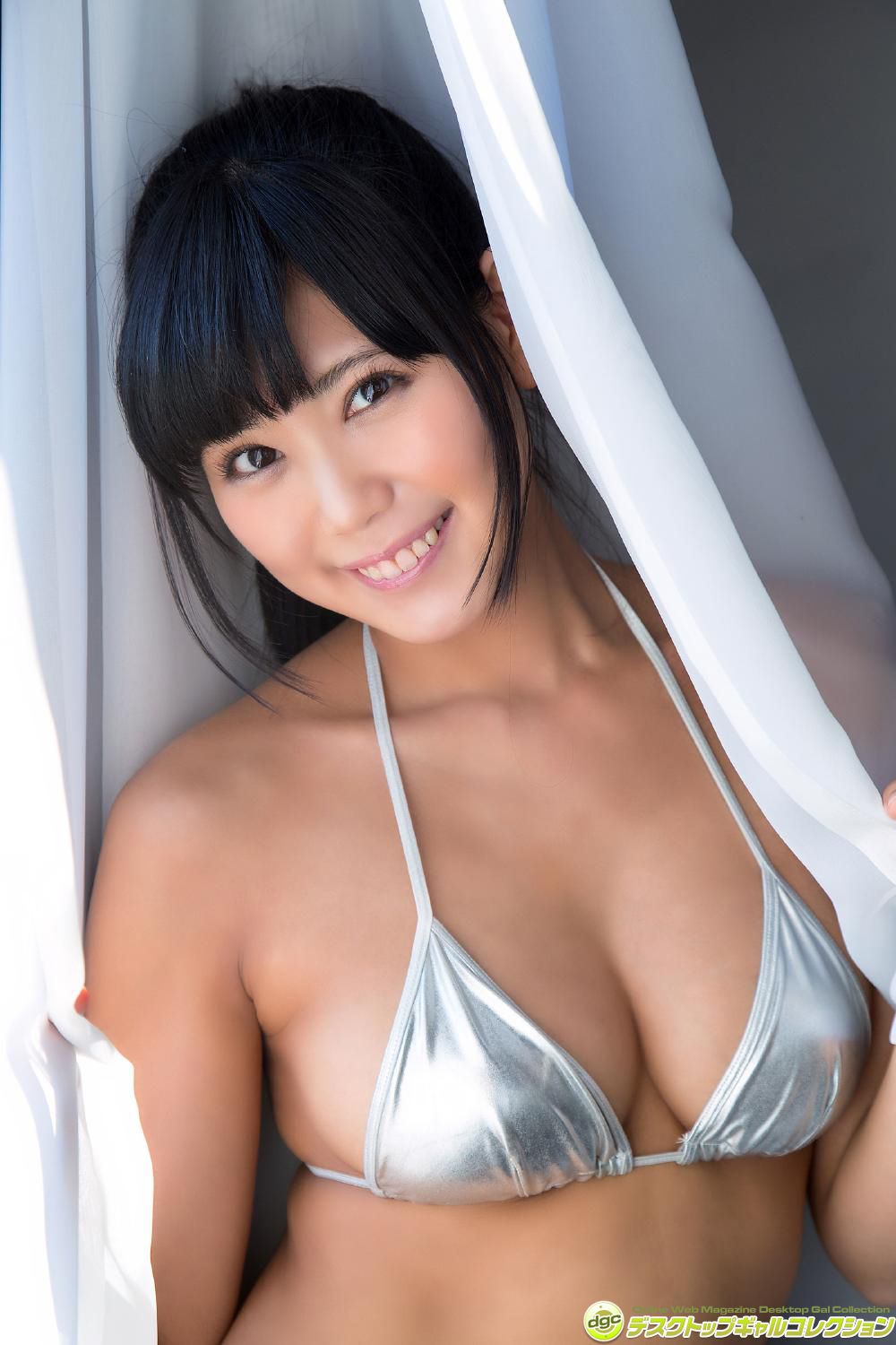 篠原冴美《爽やかな笑顔が眩しいマシュマロGカップ！》 [DGC]