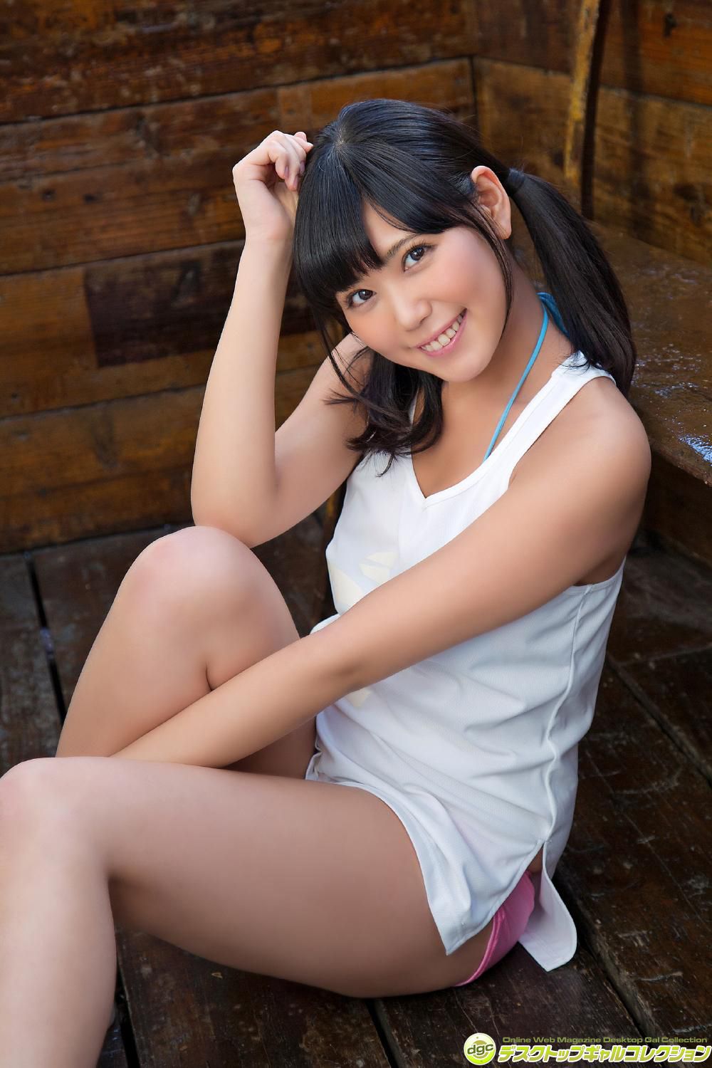 篠原冴美《爽やかな笑顔が眩しいマシュマロGカップ！》 [DGC]