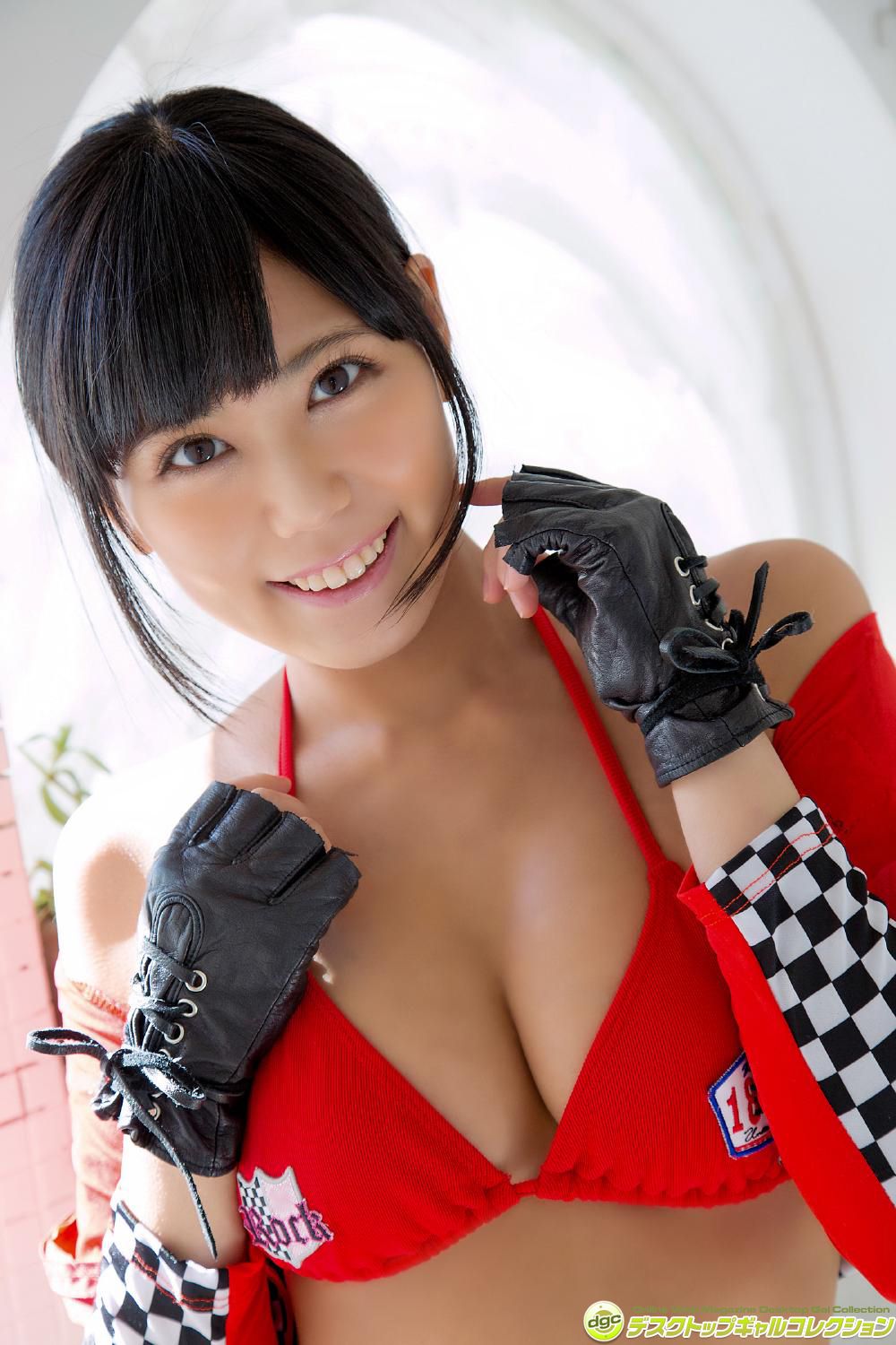 篠原冴美《爽やかな笑顔が眩しいマシュマロGカップ！》 [DGC]