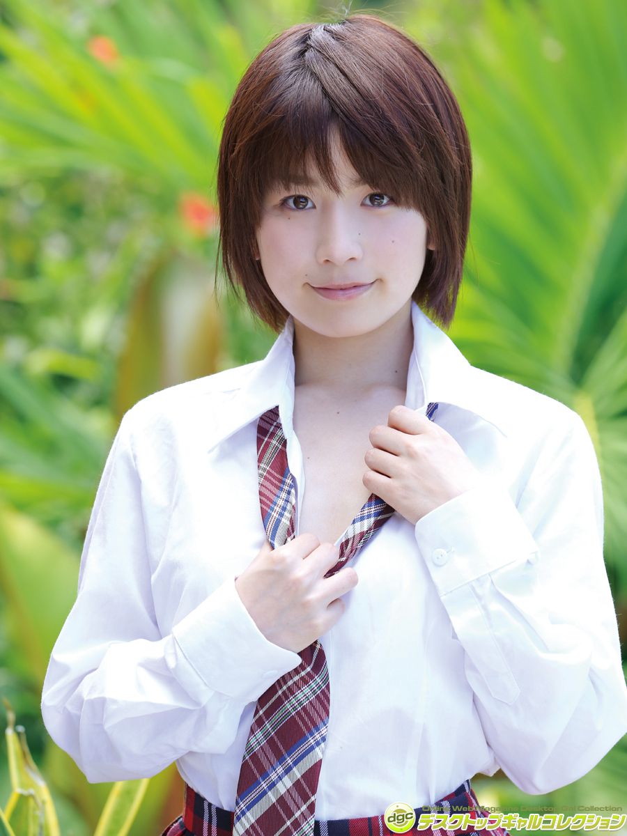 楠本美紗《ショートカットが似合う清純派快活少女！！》 [DGC]