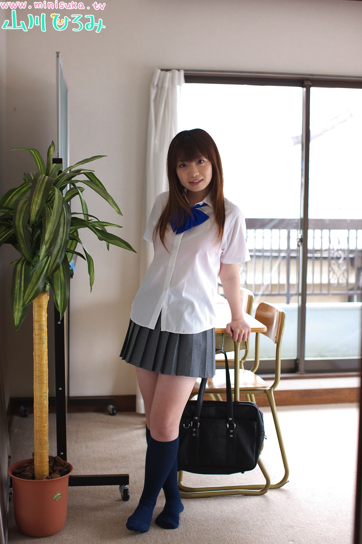山川ひろみ Hikari Yamaguchi 現役女子高生 [Minisuka.tv]