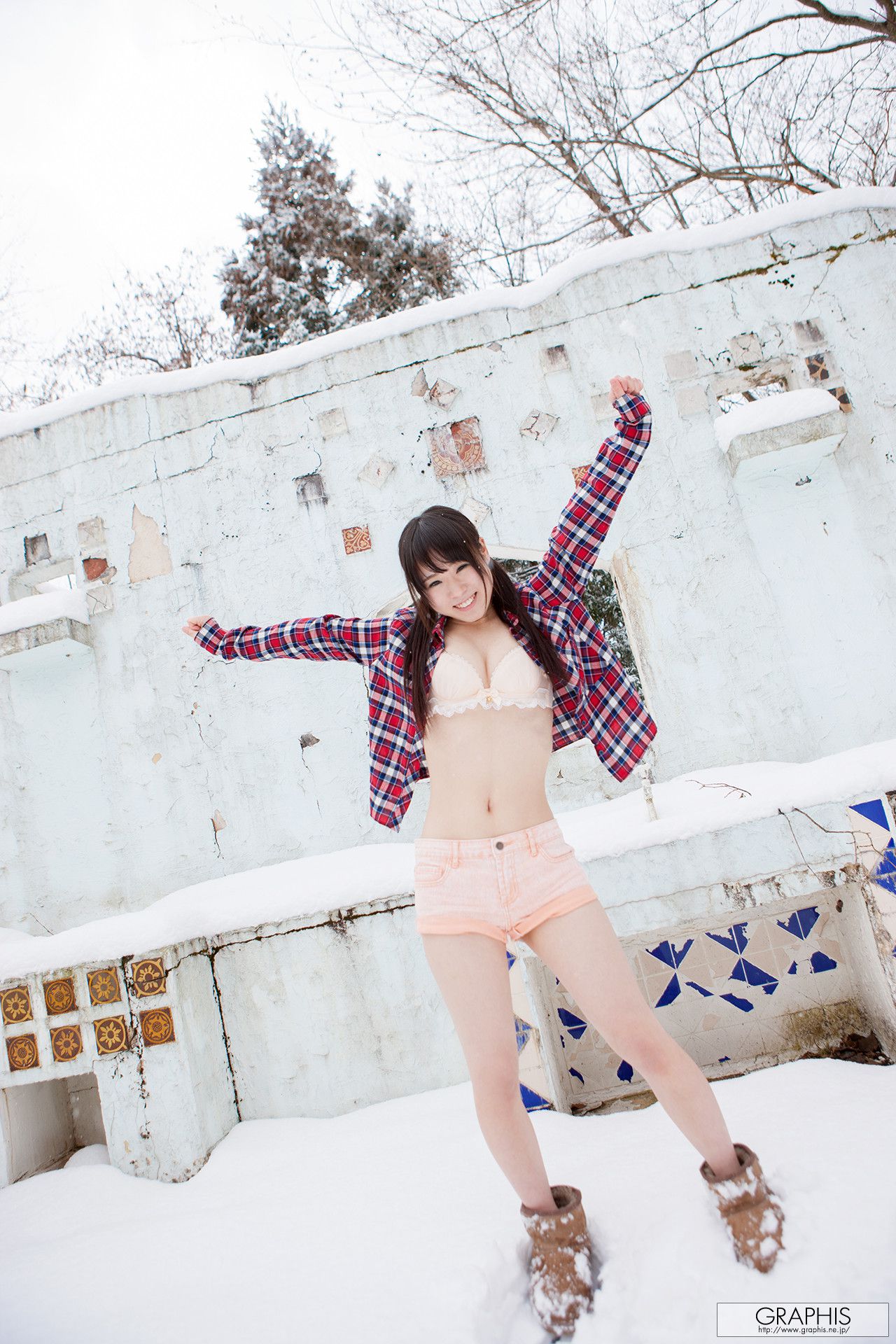 Yuzu Kitagawa 北川ゆず/北川柚子 [Graphis] First Gravure 初脫ぎ娘