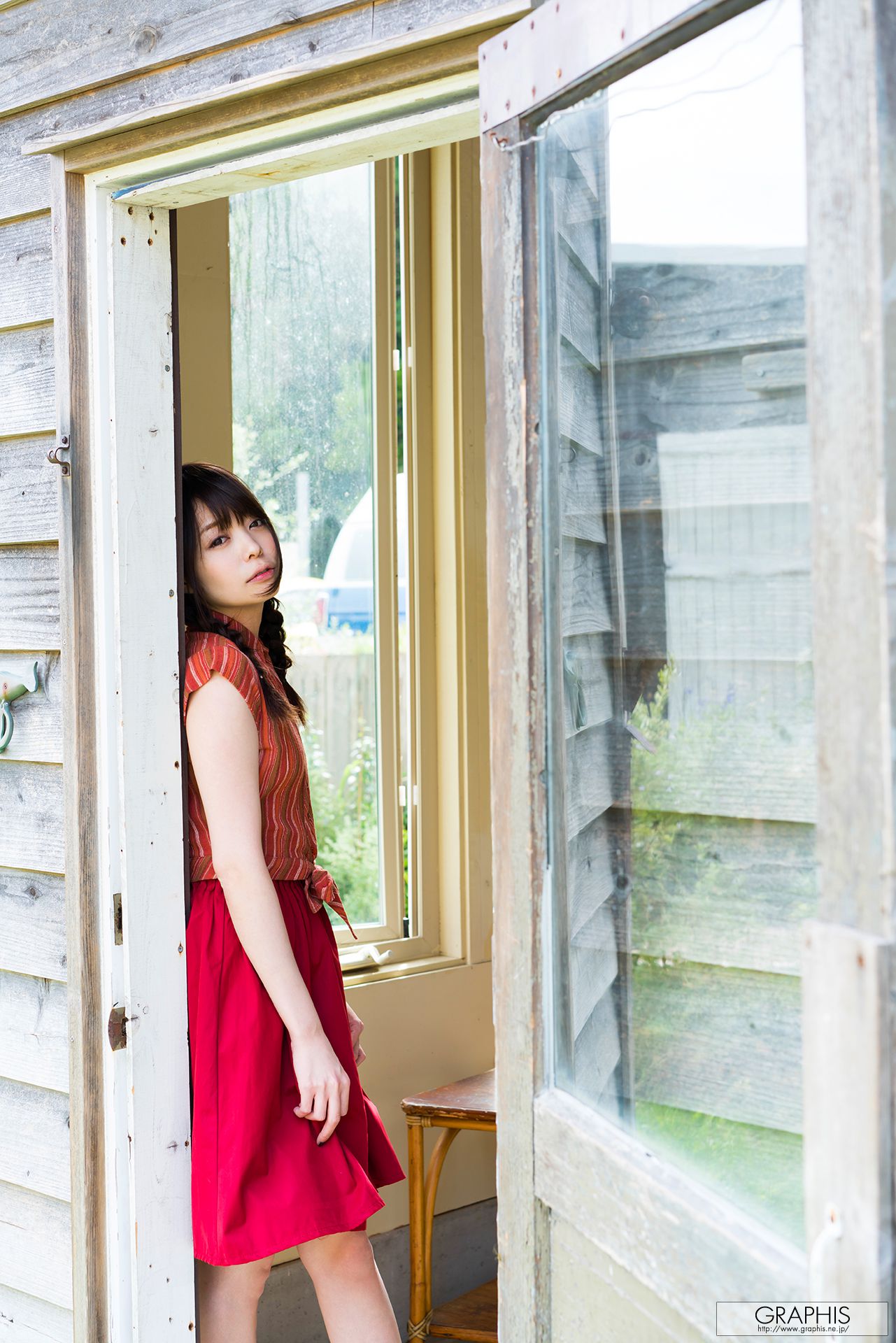 Kaname Ootori 凰かなめ/凤香奈芽 [Graphis] First Gravure 初脫ぎ娘