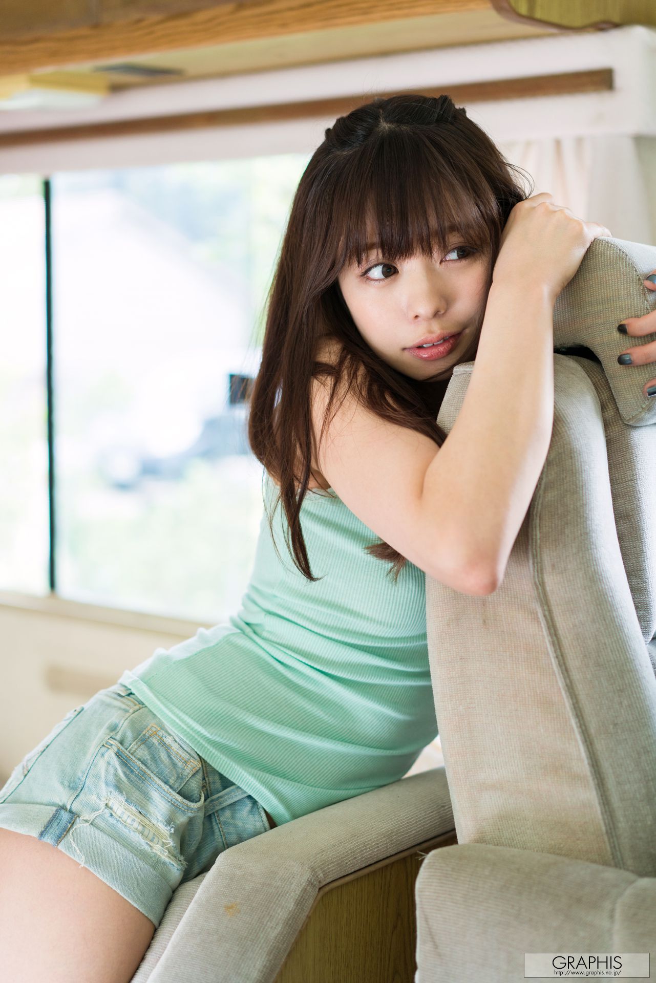 Kaname Ootori 凰かなめ/凤香奈芽 [Graphis] First Gravure 初脫ぎ娘
