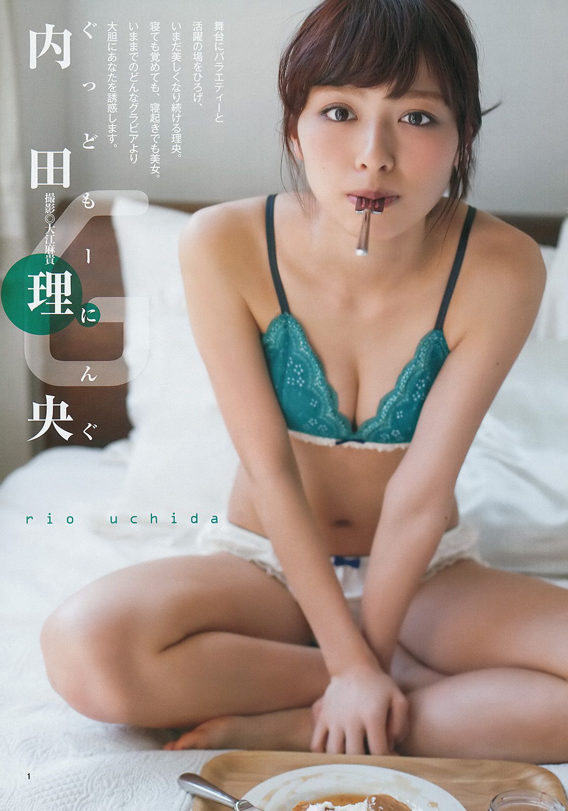 星名美津紀 岡田紗佳 内田理央 [Weekly Young Jump] 2014年No.16 写真杂志