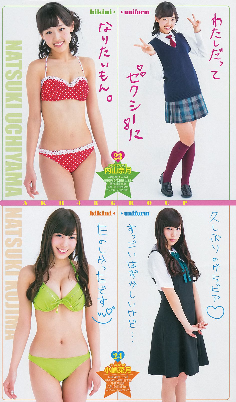 最上もが 48グループ 横山ルリカ [Weekly Young Jump] 2014年No.19 写真杂志