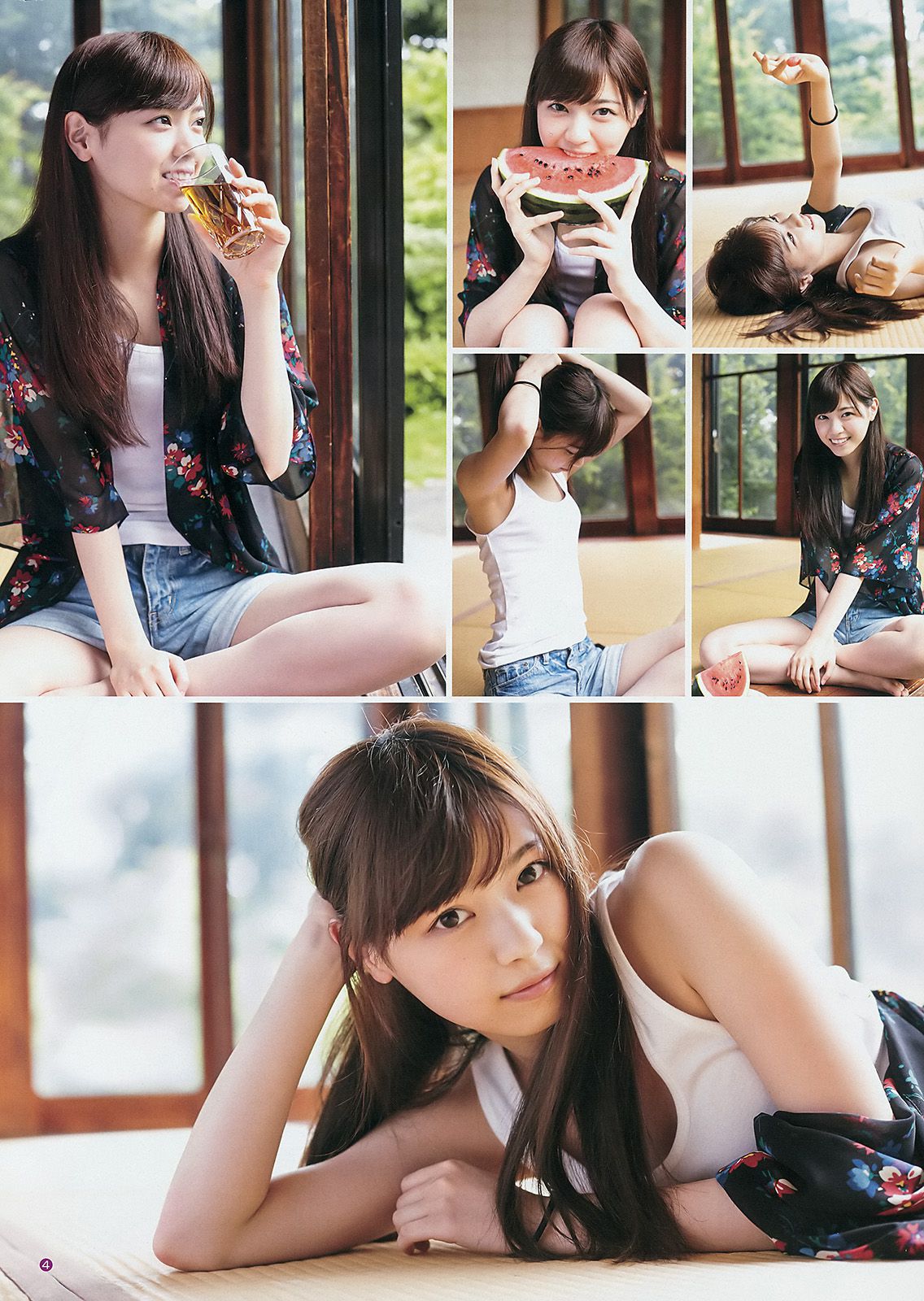 山本彩 小間千代 西野七瀬 [Weekly Young Jump] 2014年No.32 写真杂志
