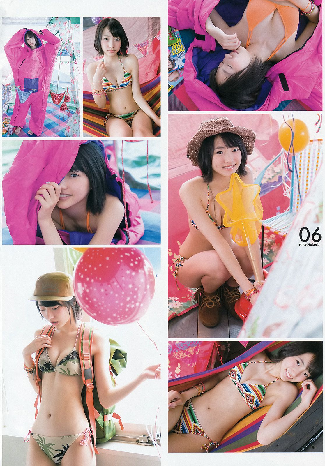 武田玲奈 梅本静香 御伽ねこむ [Weekly Young Jump] 2015年No.25 写真杂志