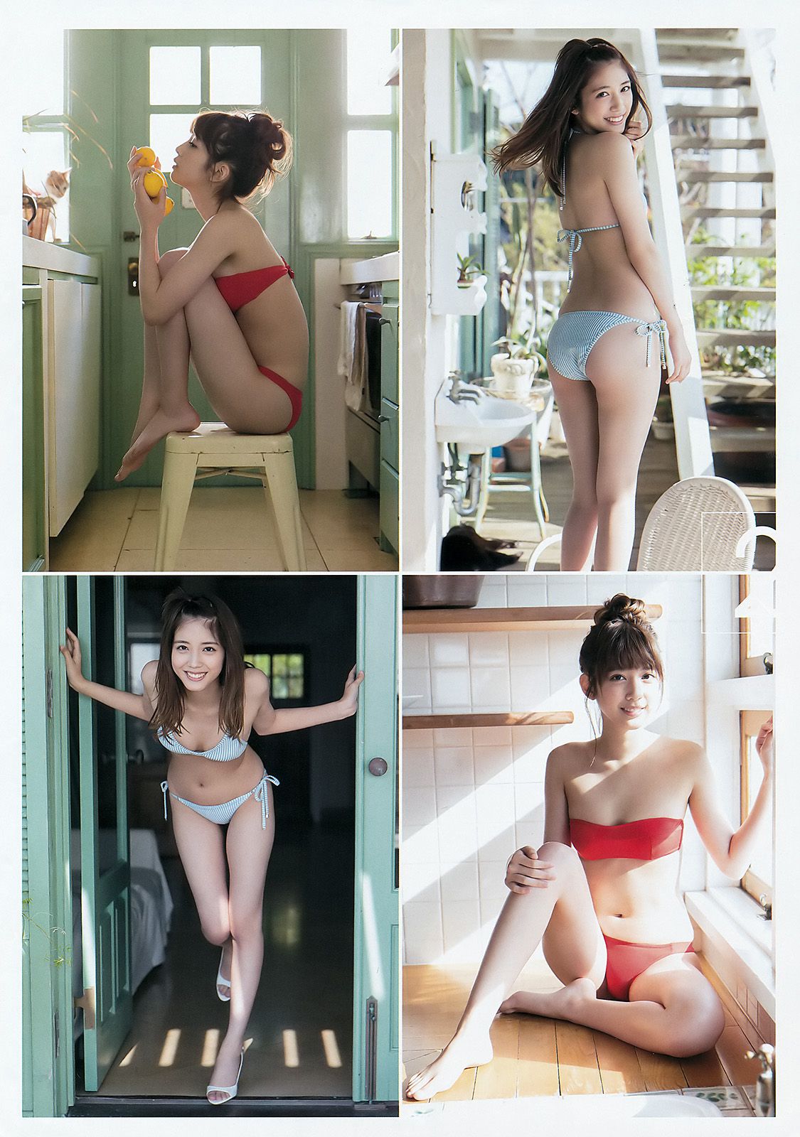 馬場ふみか 松田るか [Weekly Young Jump] 2015年No.52 写真杂志