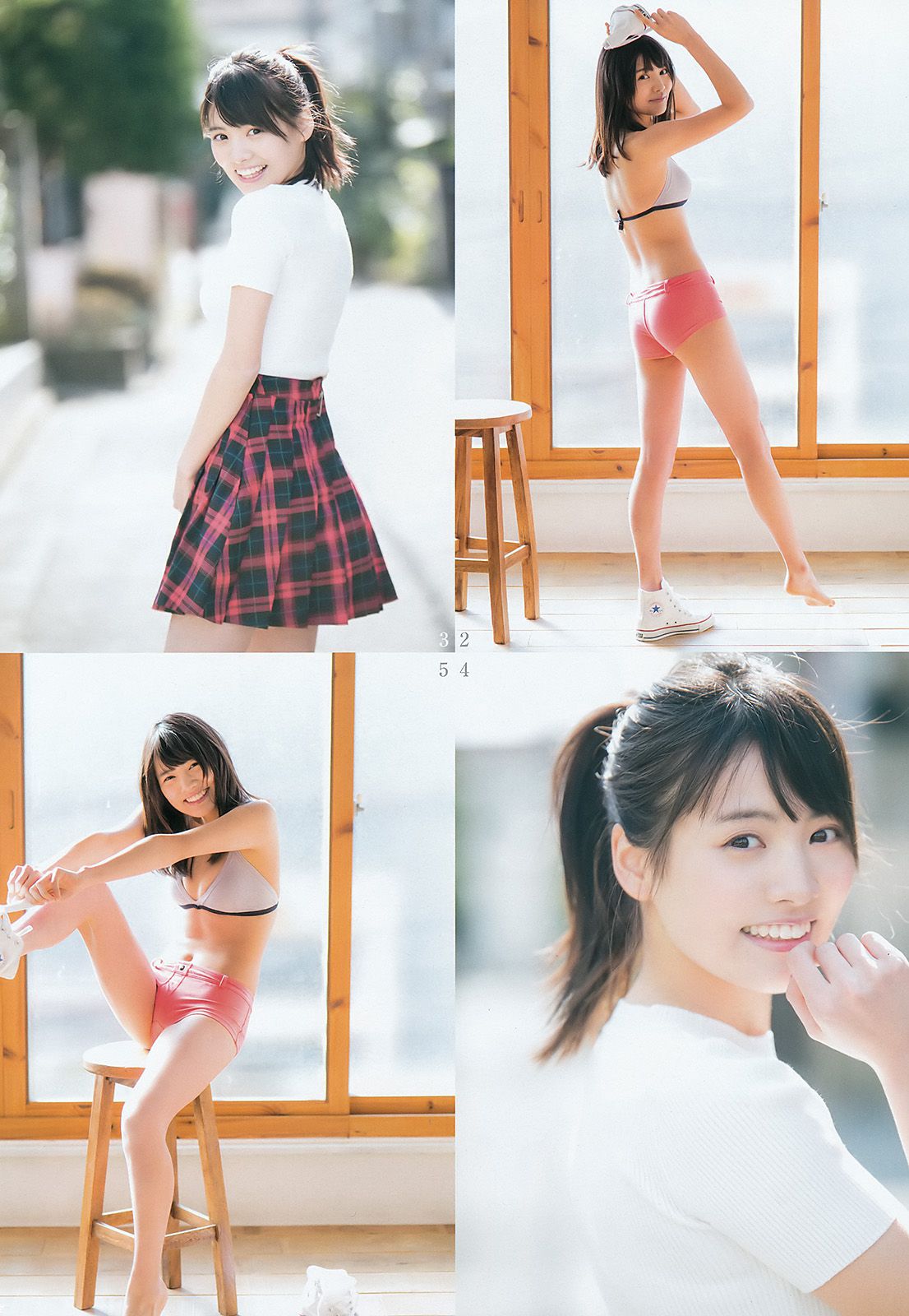 白間美瑠 宮脇咲良 松永有紗 [Weekly Young Jump] 2016年No.15 写真杂志