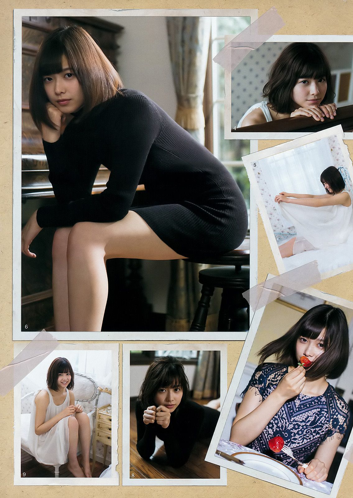 内田理央 牧野真鈴 渡邉理佐 [Weekly Young Jump] 2016年No.20 写真杂志