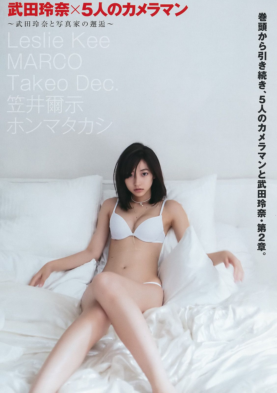 武田玲奈 全国美少女 mini BOOK [Weekly Young Jump週刊ヤングジャンプ] 2016年No.37-38写真杂志