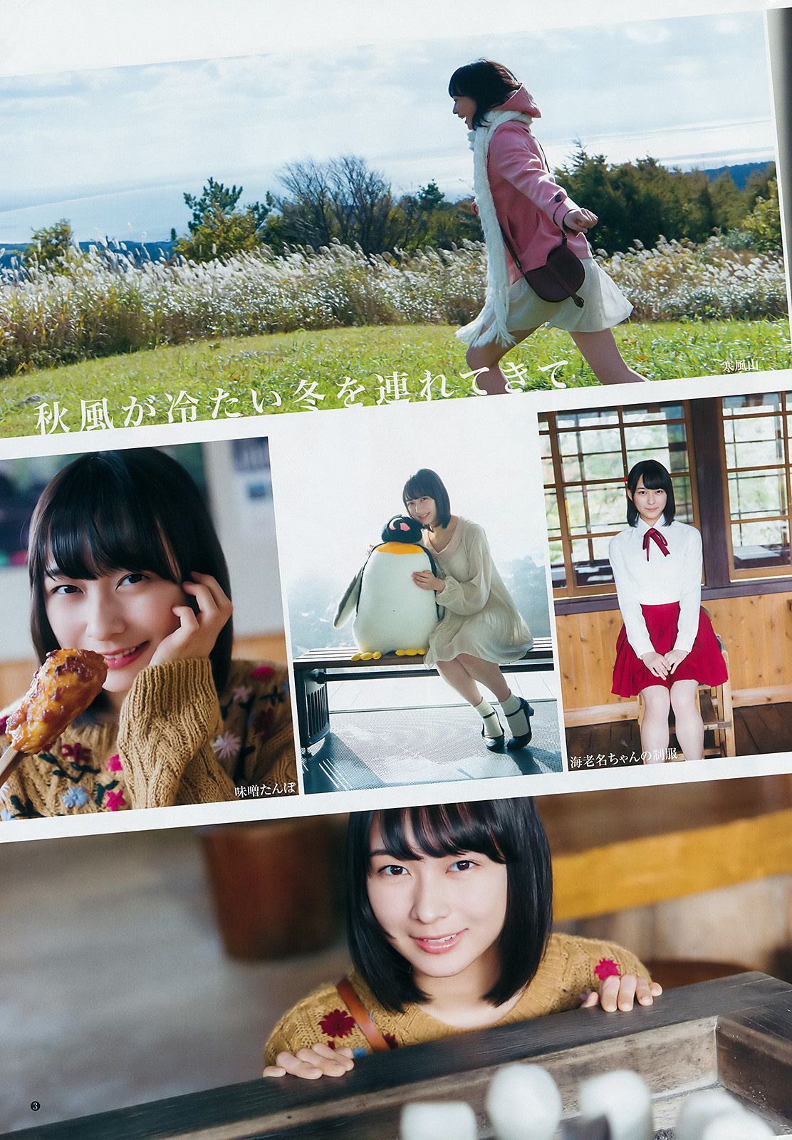 石川恋 内田理央 鈴木絢音 [Weekly Young Jump] 2016年No.51 写真杂志