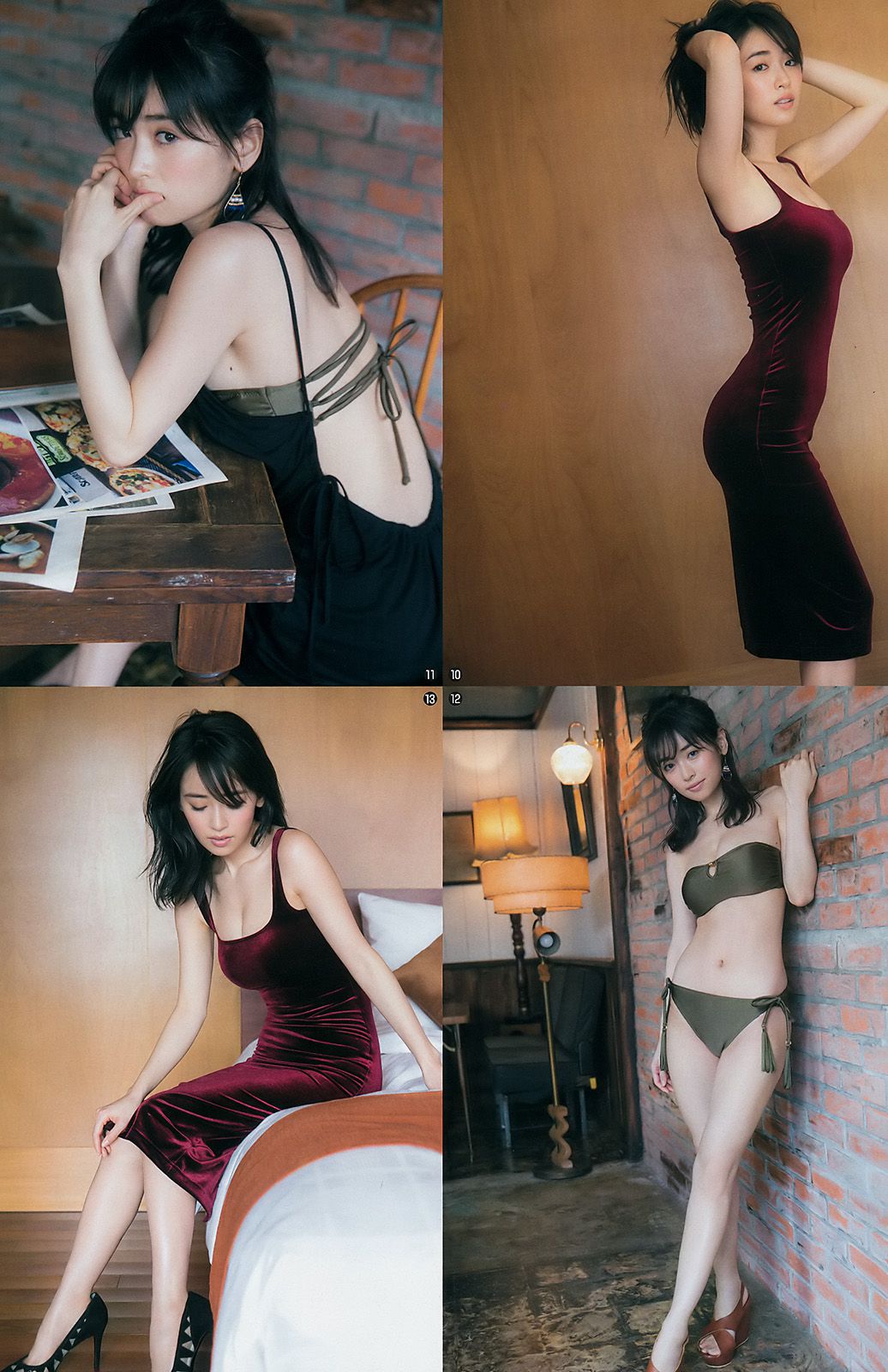 泉里香 馬場ふみか 南りほ [Weekly Young Jump] 2016年No.52 写真杂志