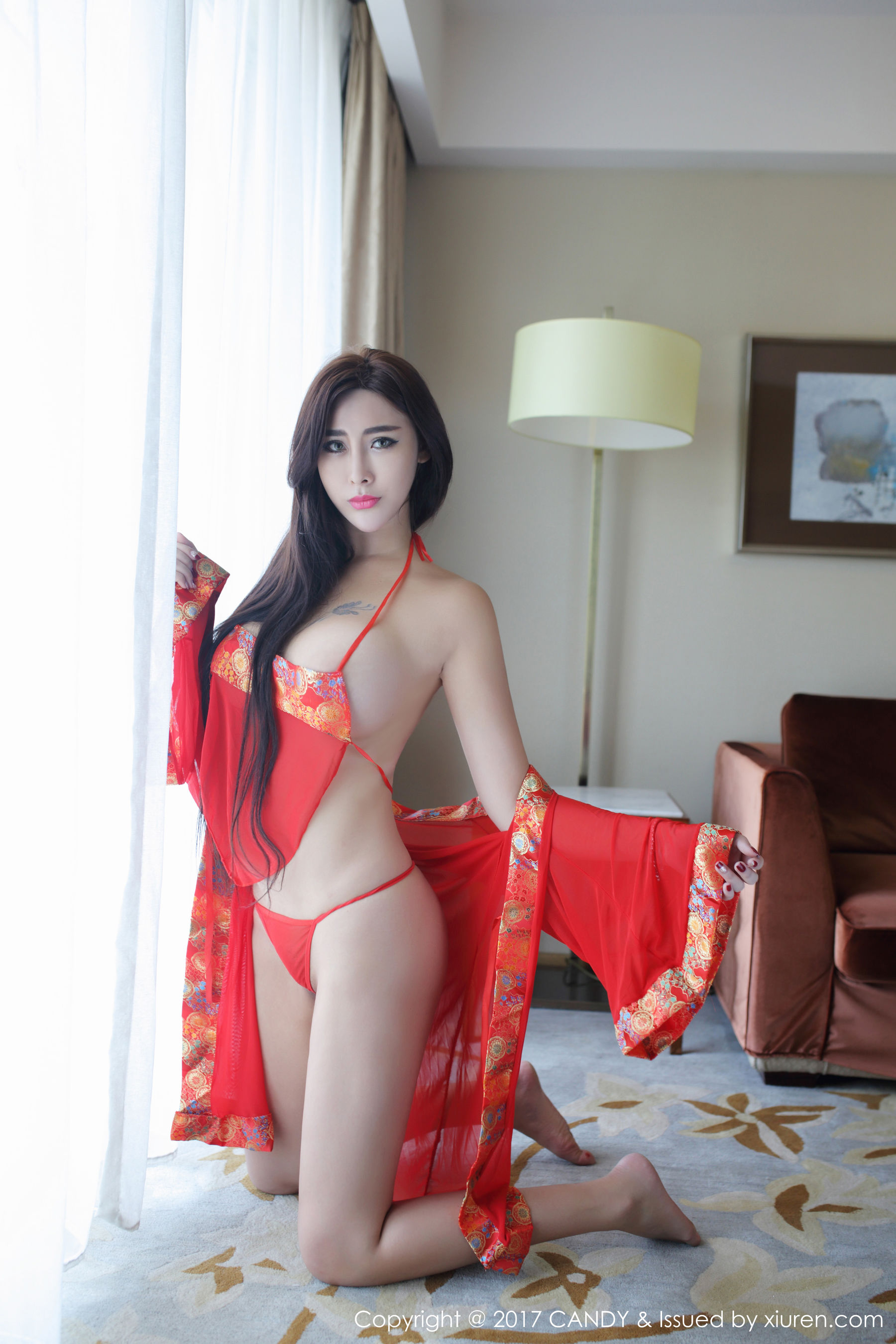 FoxYini孟狐狸《冬日里绽放的桃花》 [糖果画报CANDY] Vol.006