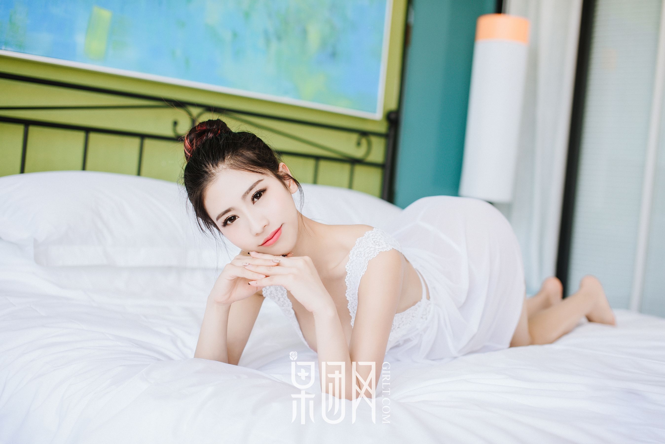 通灵儿《长腿嫩模 34D酥胸》 [果团网Girlt] No.040