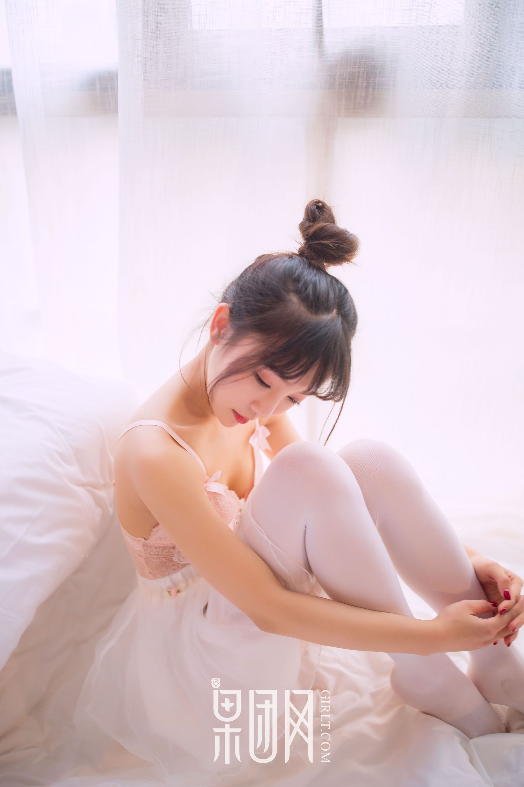 萌萌女《掌上芭蕾粉色糖果》 [果团网Girlt] No.044