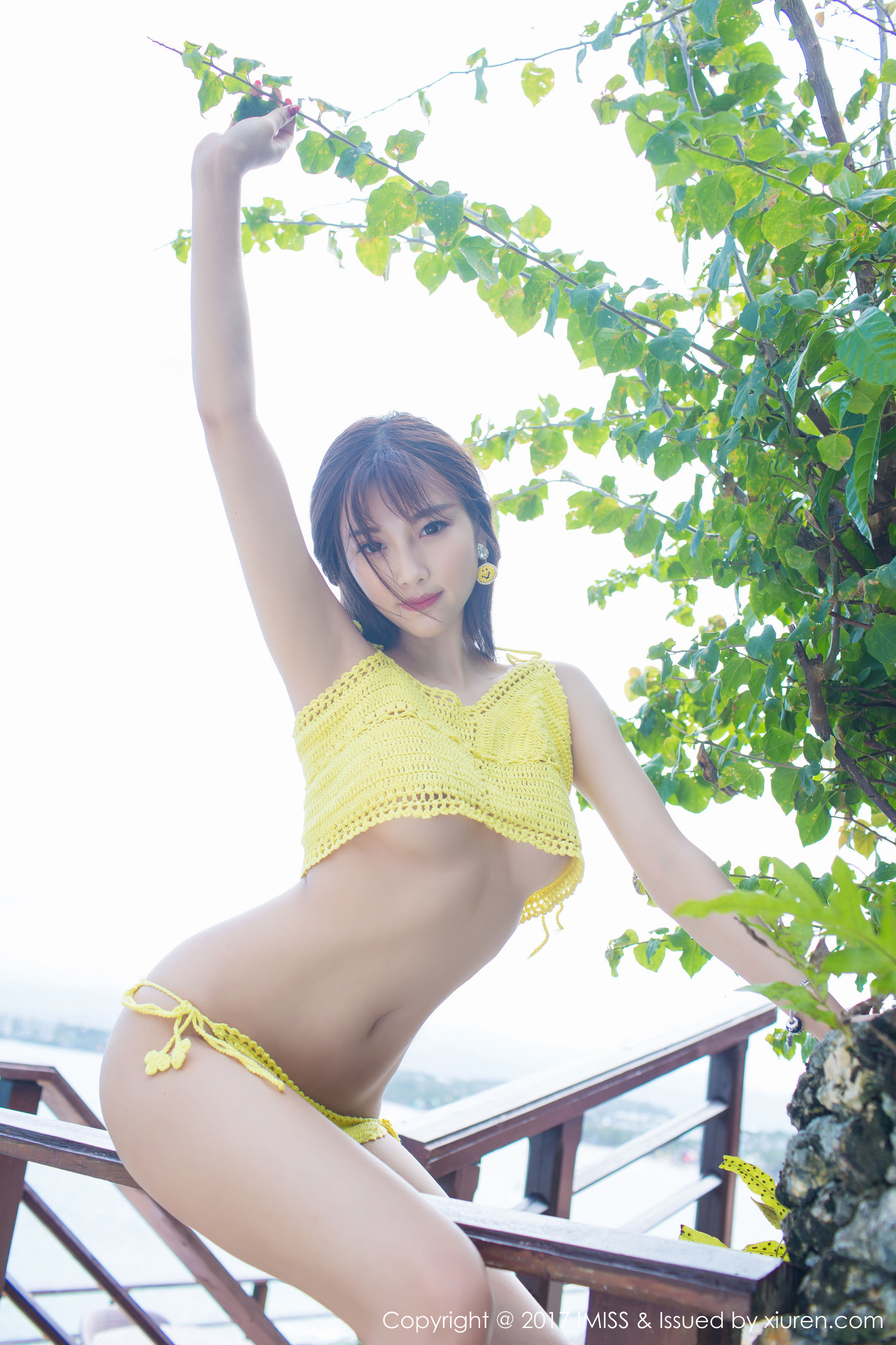 杨晨晨sugar《网格镂空内衣+DVA系列》 [爱蜜社IMISS] VOL.154