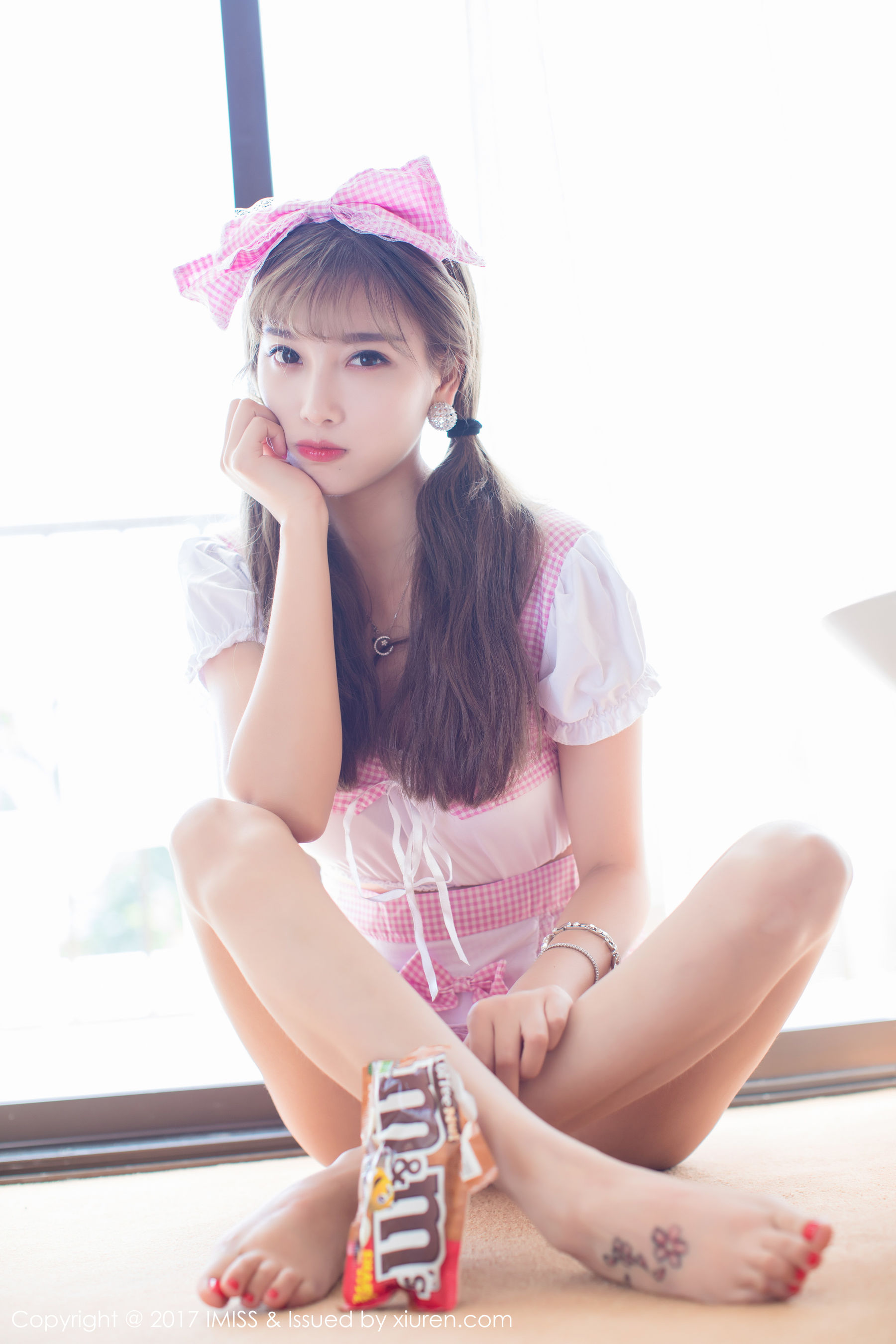 杨晨晨sugar《粉红兔女郎与甜美女仆》 [爱蜜社IMISS] VOL.176