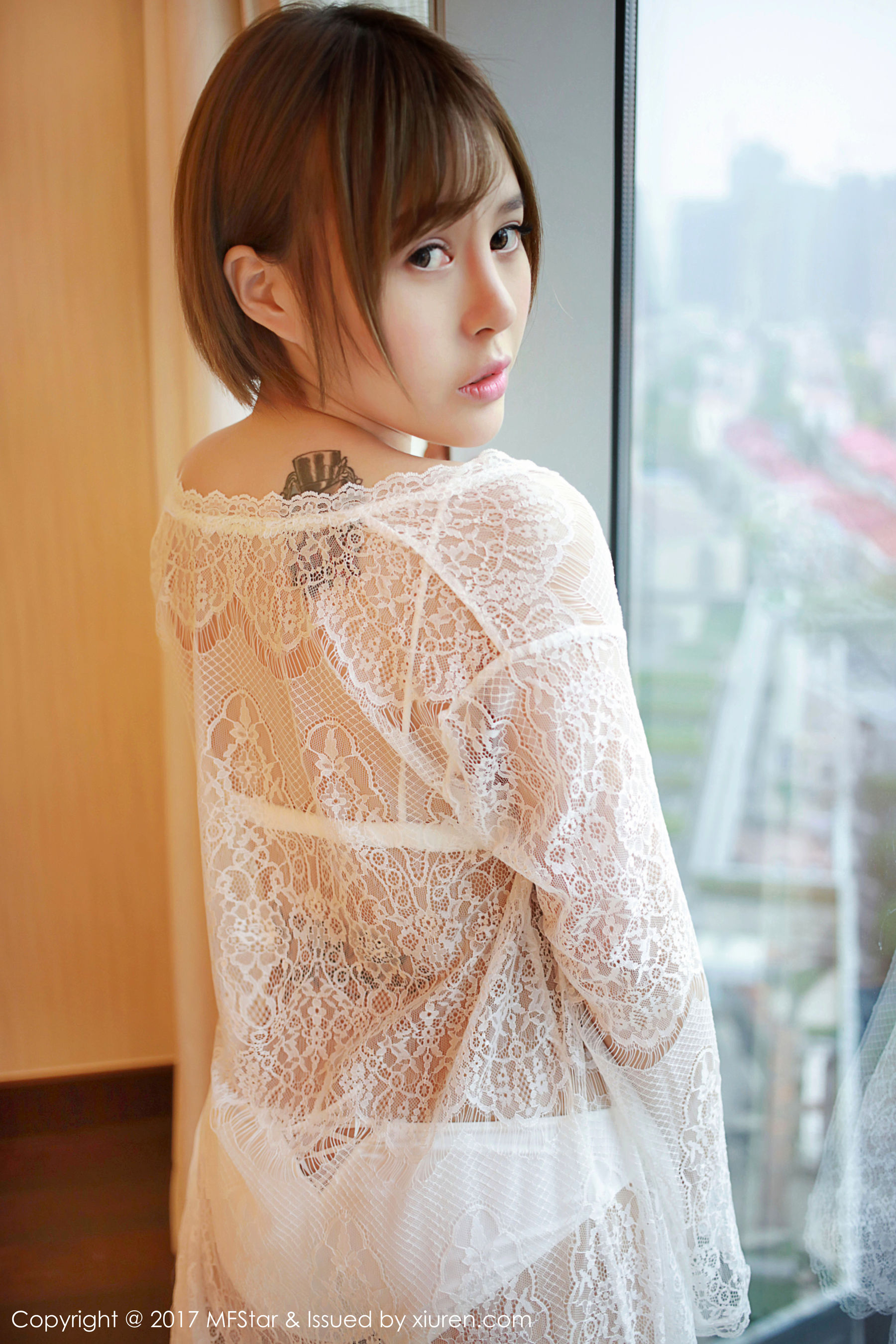 Evelyn艾莉《蕾丝半透内衣》 [模范学院MFStar] Vol.099