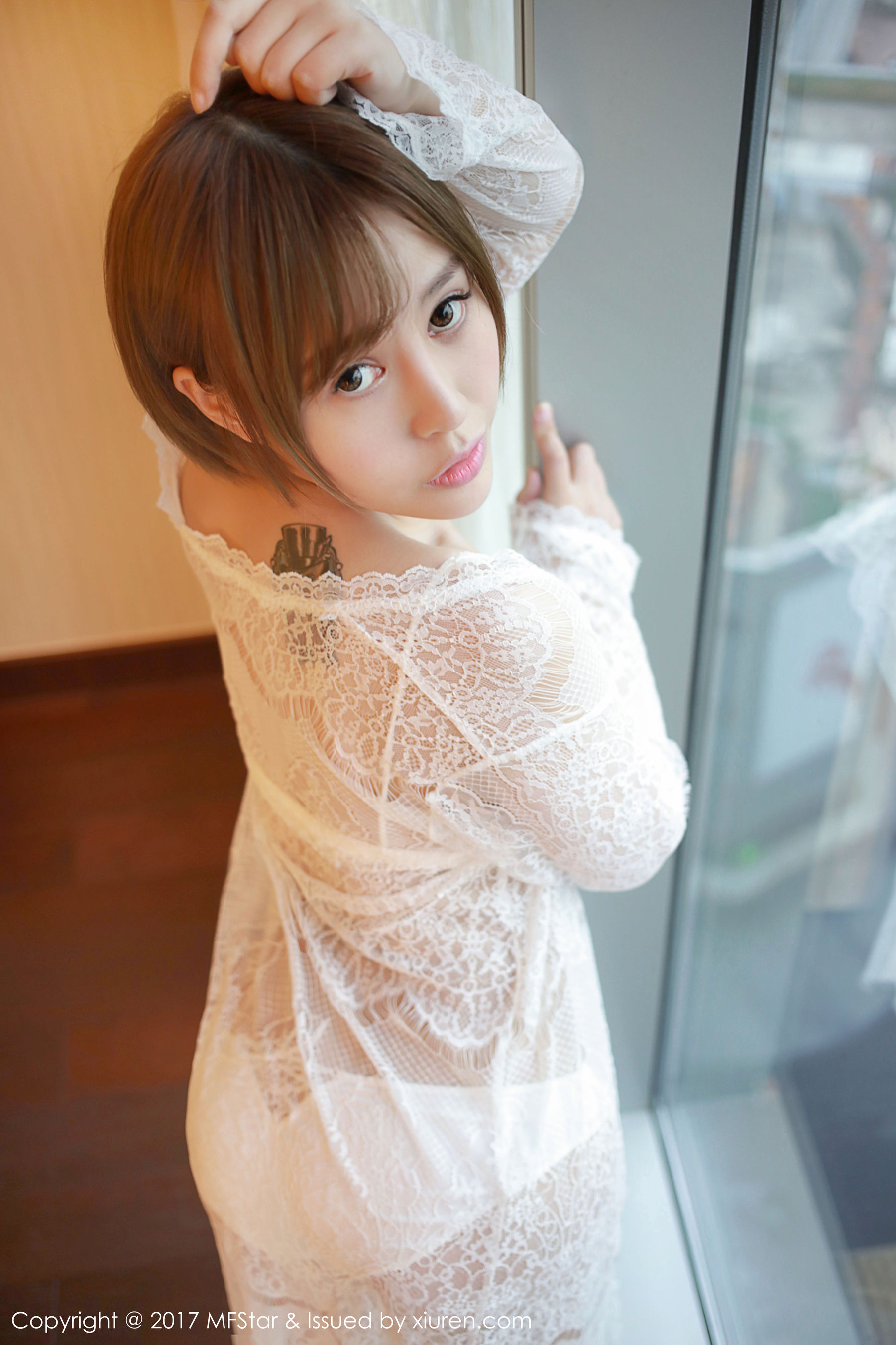 Evelyn艾莉《蕾丝半透内衣》 [模范学院MFStar] Vol.099