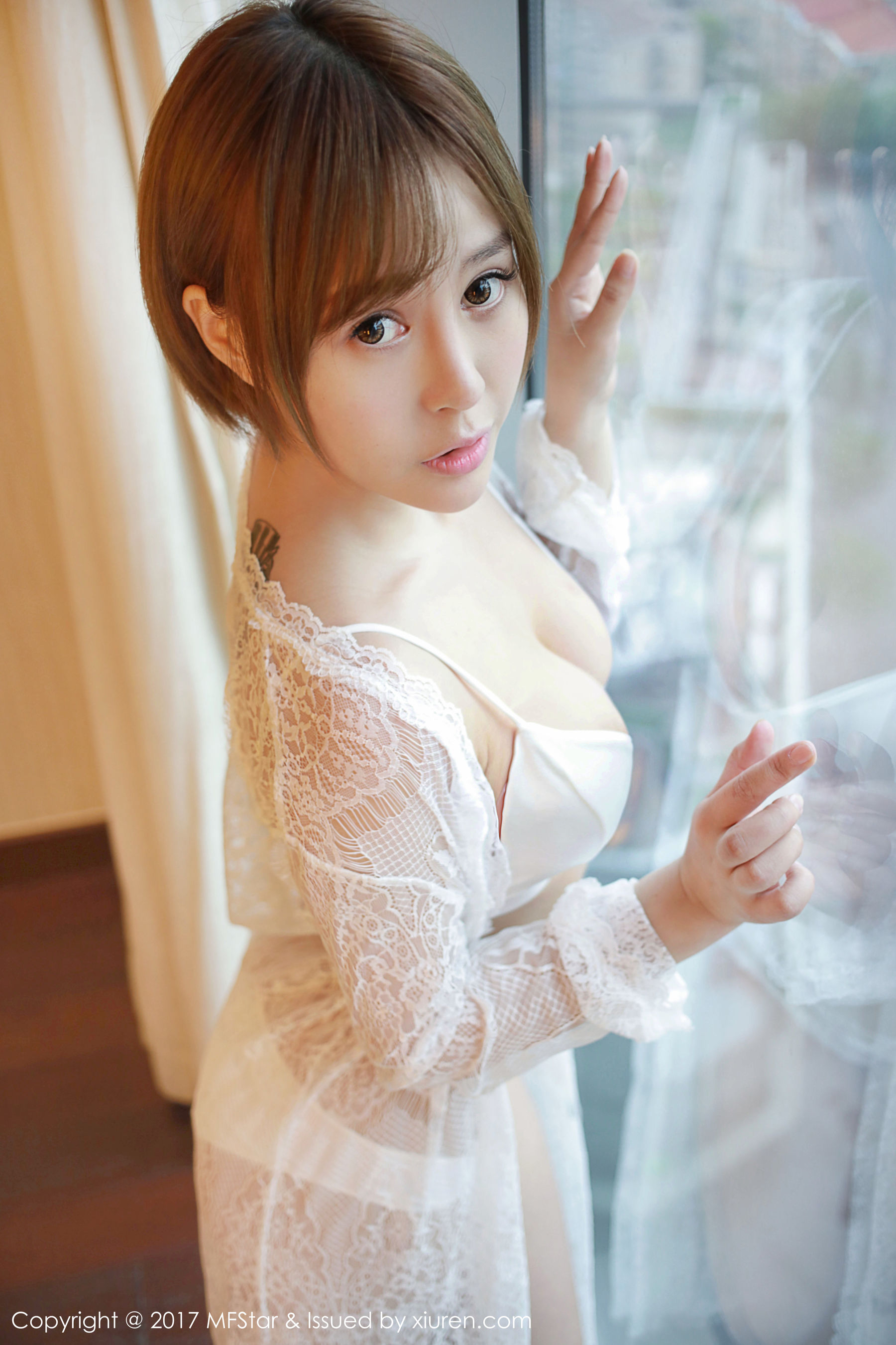 Evelyn艾莉《蕾丝半透内衣》 [模范学院MFStar] Vol.099