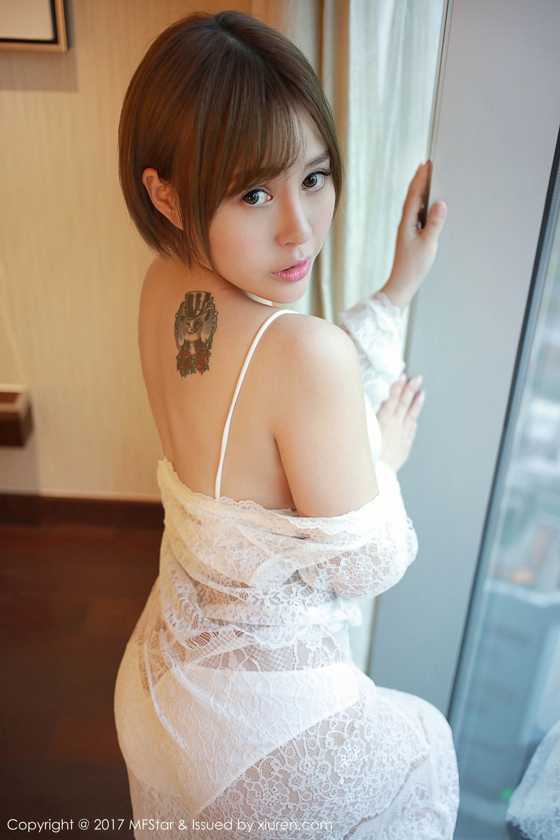 Evelyn艾莉《蕾丝半透内衣》 [模范学院MFStar] Vol.099
