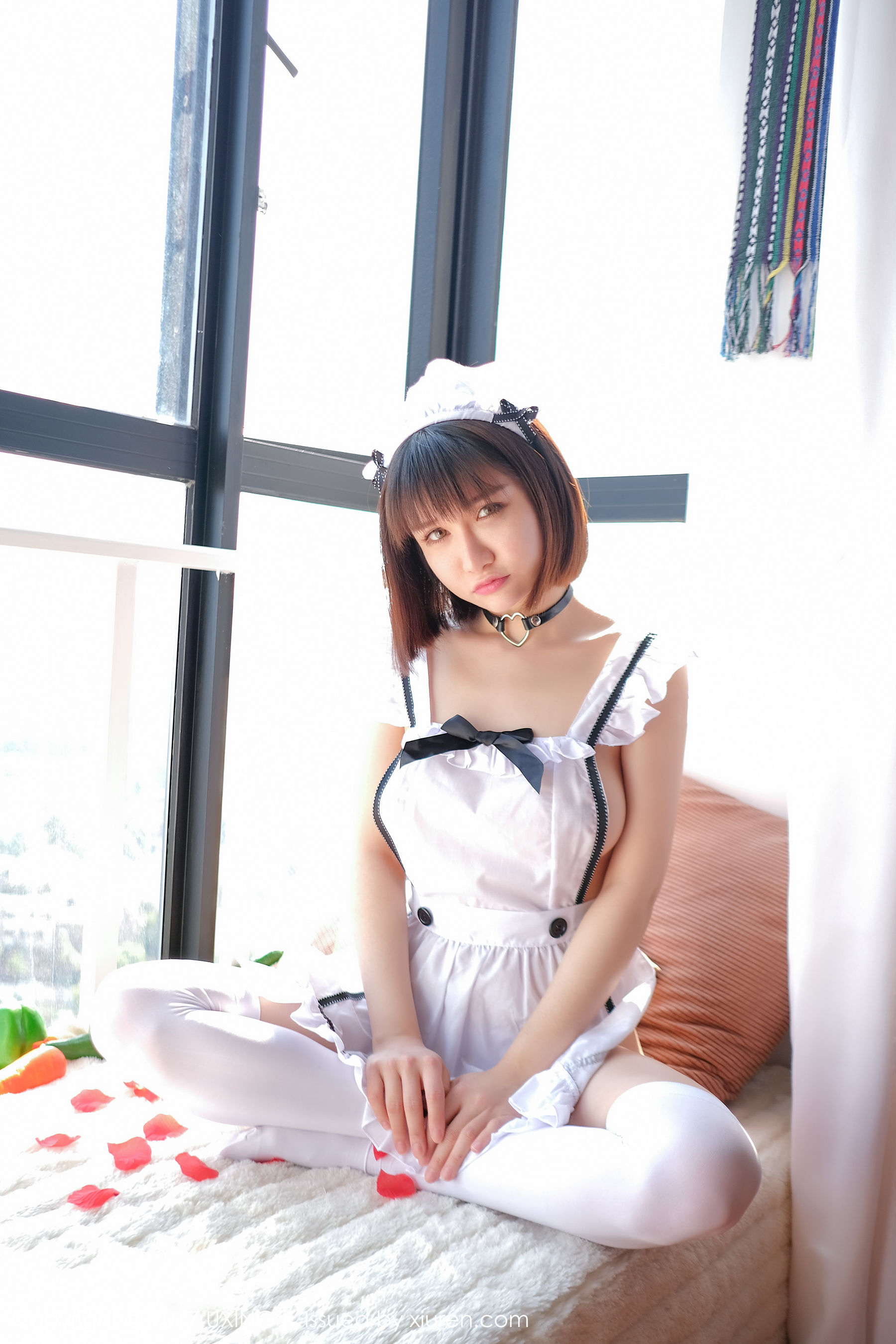 K8傲娇萌萌Vivian《女仆装+黄瓜主题》 [优星馆UXING] VOL.058