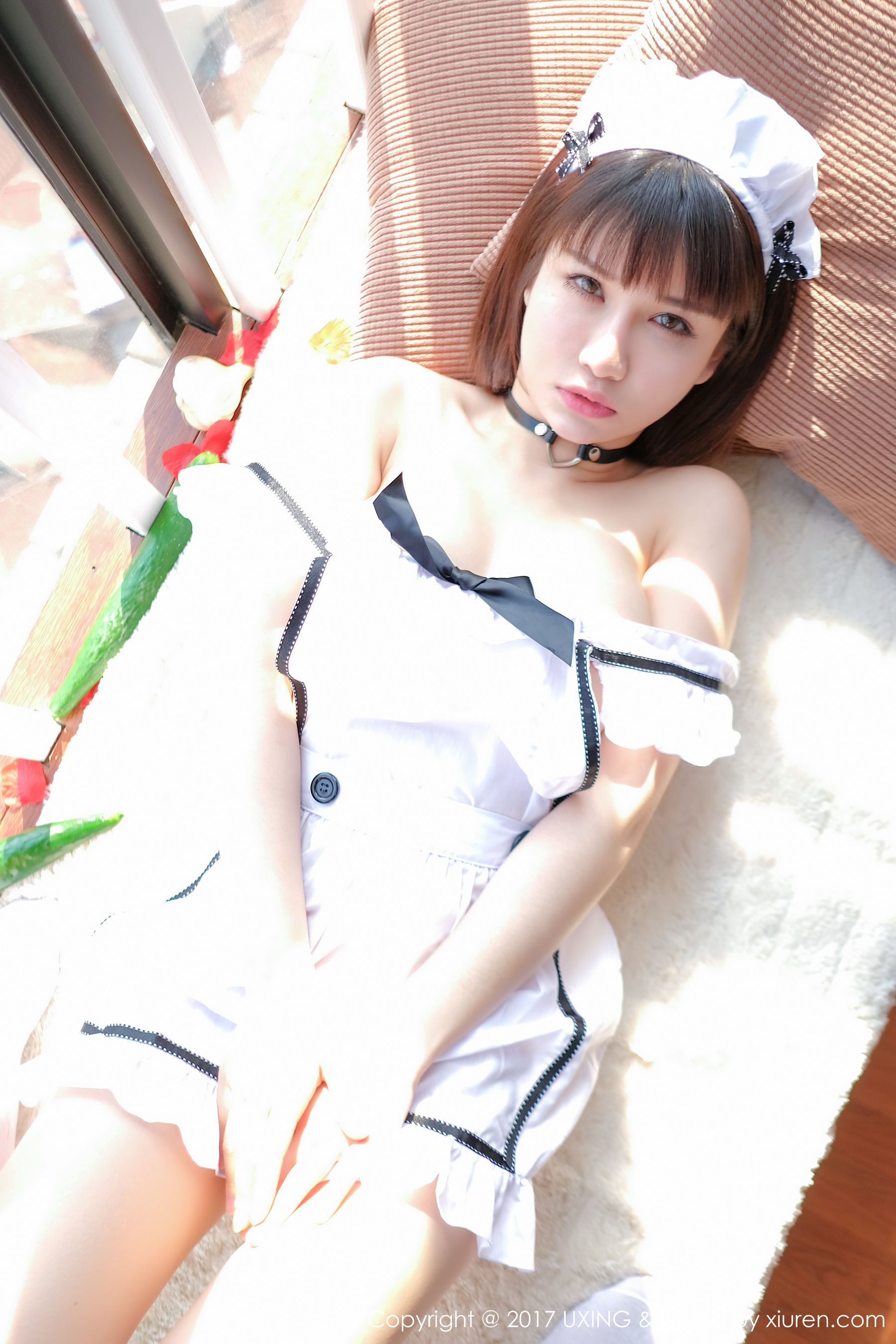 K8傲娇萌萌Vivian《女仆装+黄瓜主题》 [优星馆UXING] VOL.058