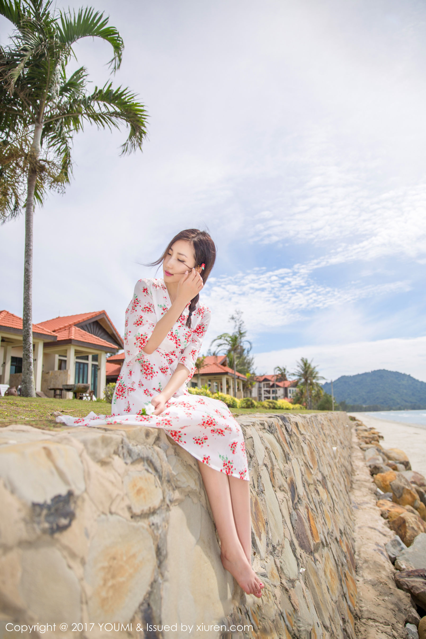 Yumi-尤美《伫立在海边的唯美仙子》 [尤蜜荟YouMi] Vol.030