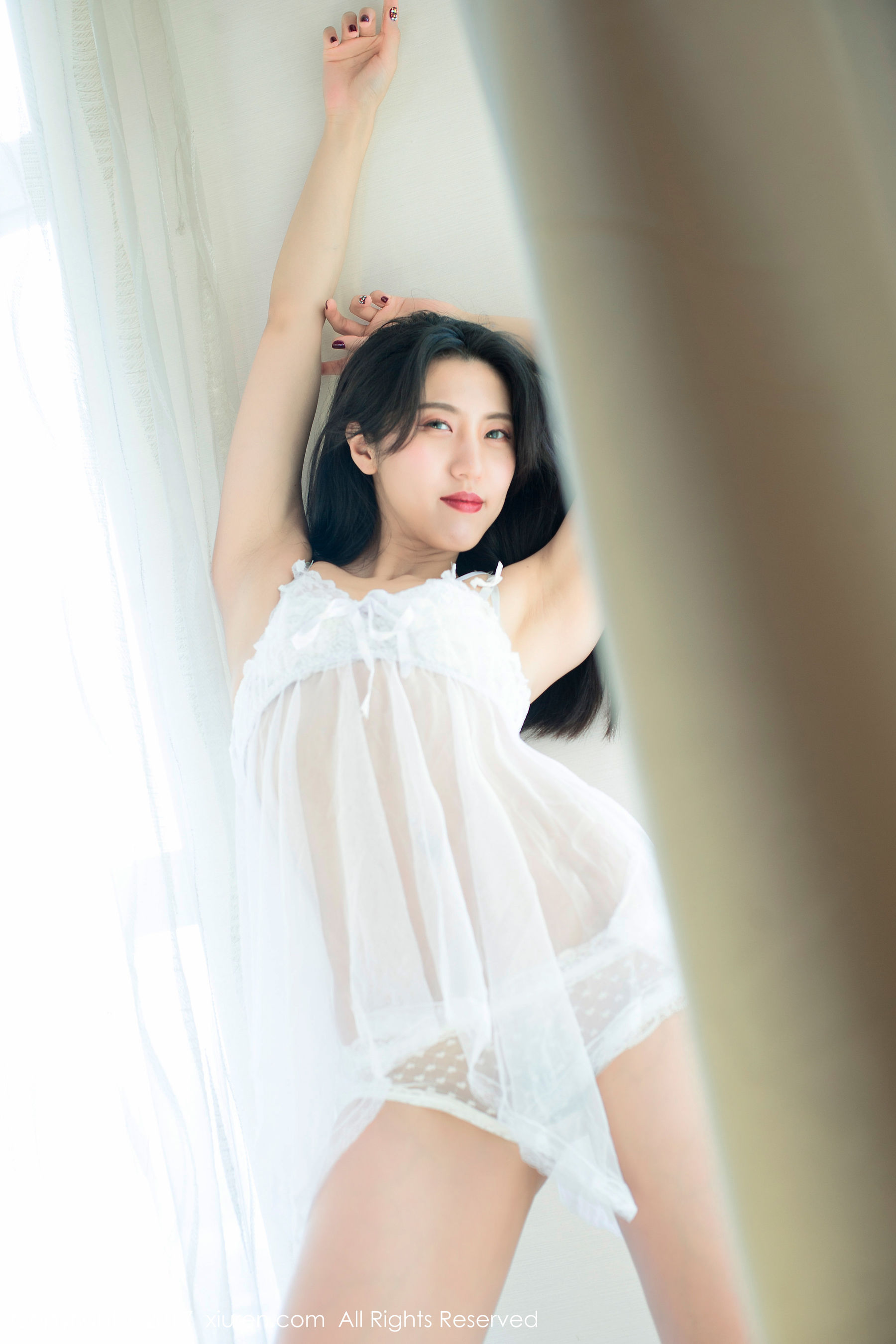 大熙《高挑极品黑丝诱惑美腿美女》 [秀人网XIUREN] No.714