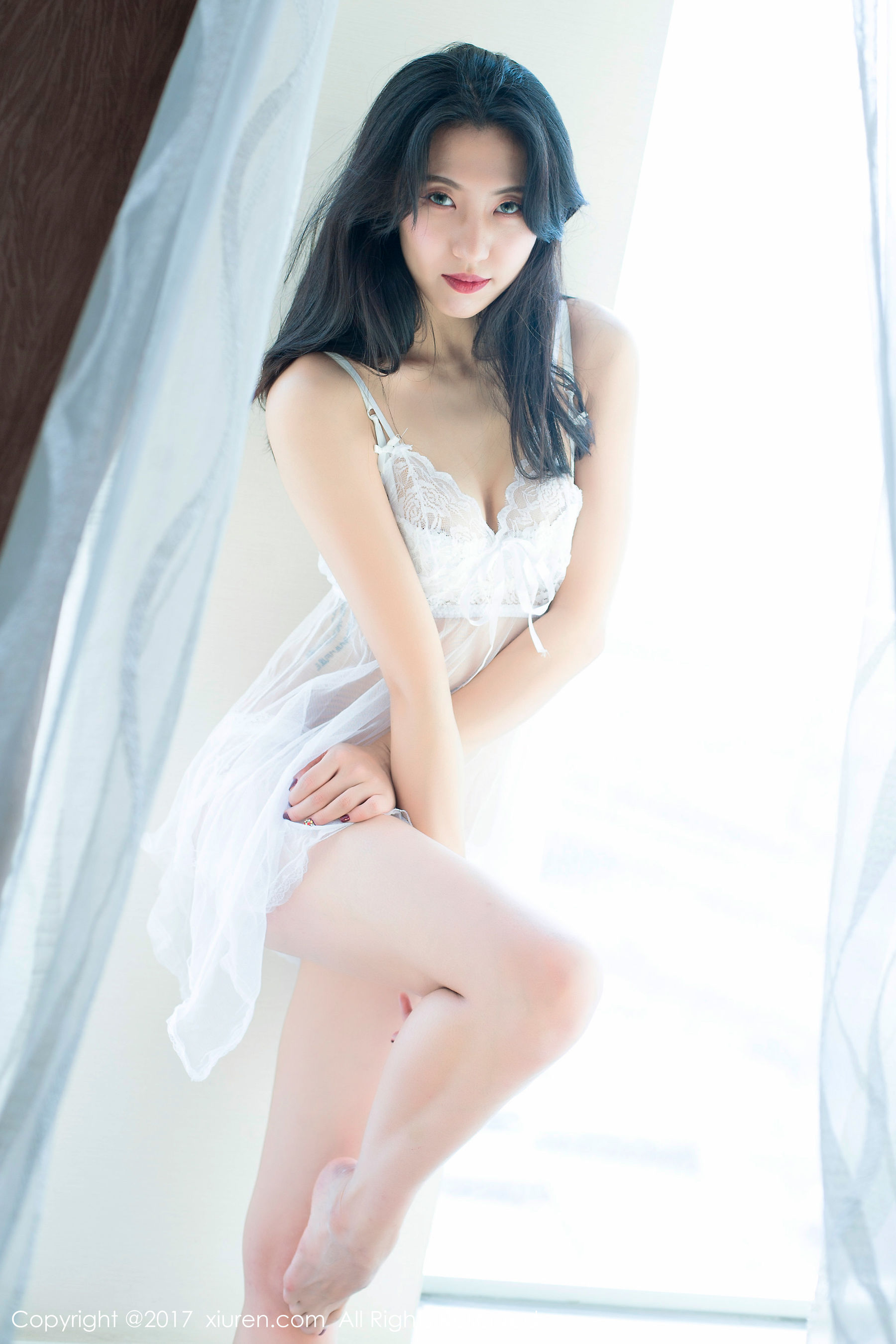 大熙《高挑极品黑丝诱惑美腿美女》 [秀人网XIUREN] No.714
