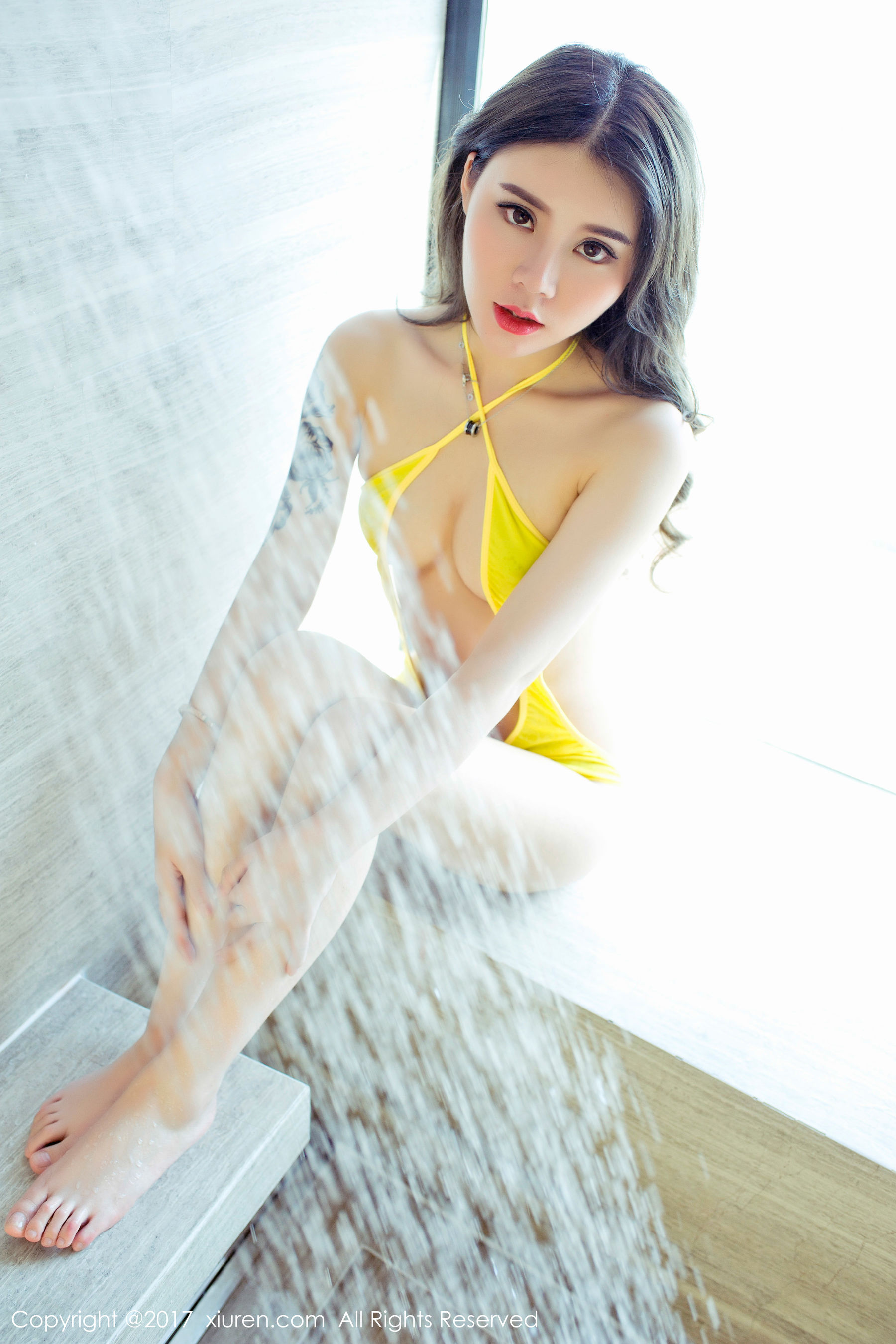 爱丽莎Lisa《旗袍诱惑+浴室性感》 [秀人网XIUREN] No.763