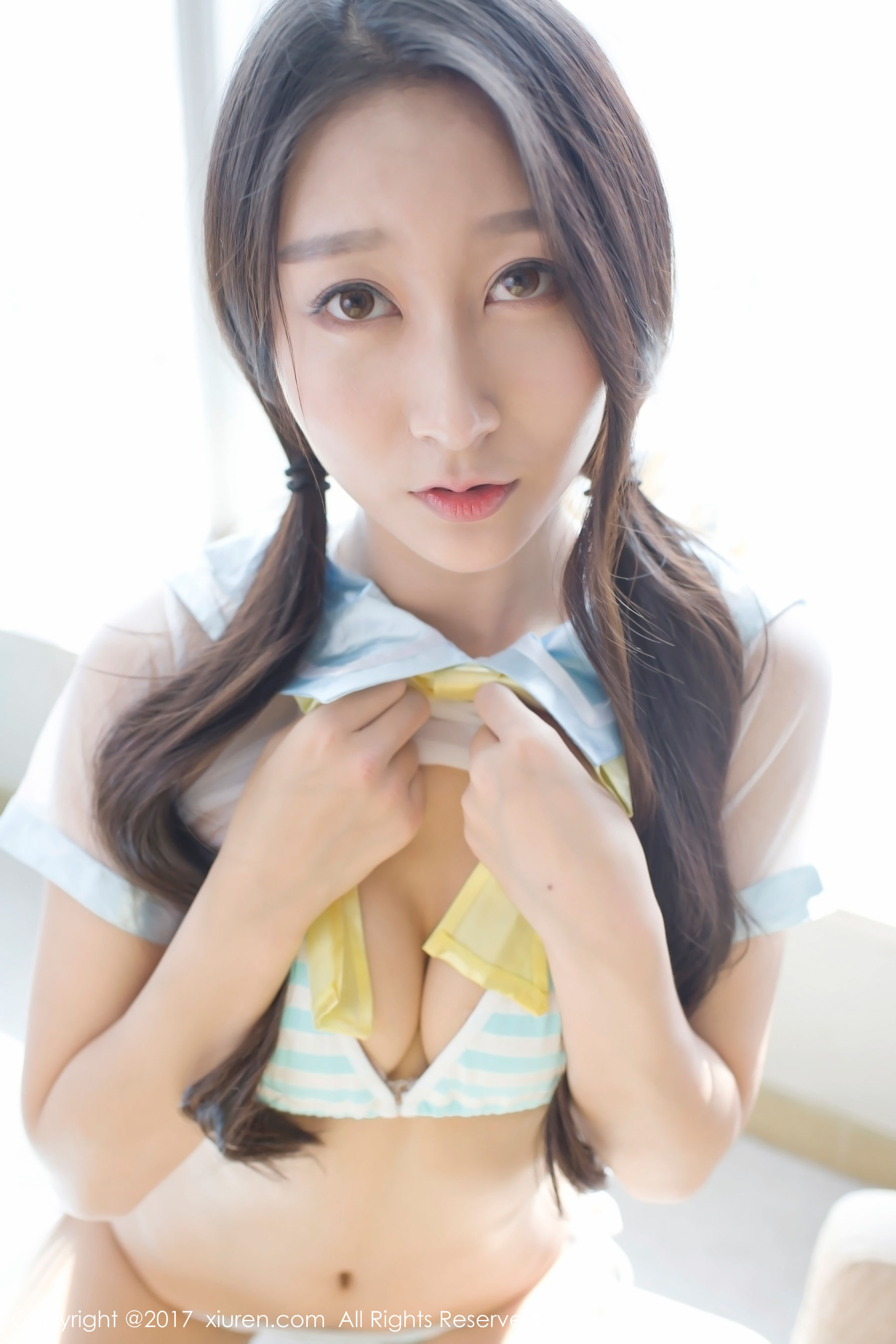 赵熙儿《浴缸吊带蕾丝+透视学生装》 [秀人网XIUREN] No.776