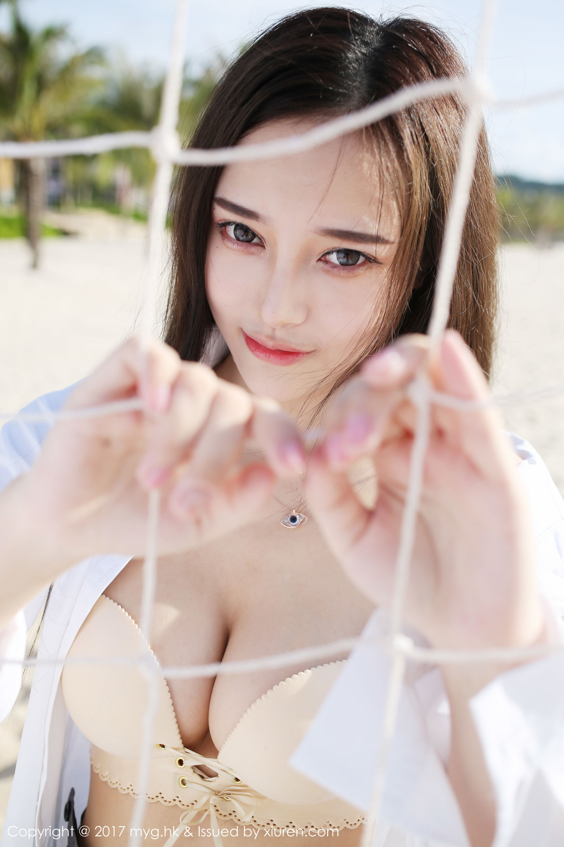 唐琪儿il《海边白衬衫+短裙系列》 [美媛馆MyGirl] VOL.259