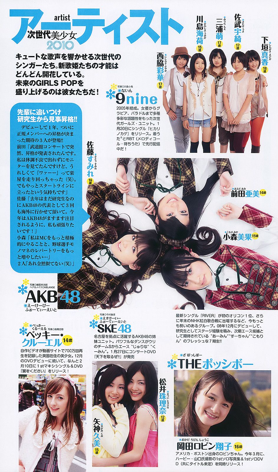 水川あさみ 柏木由纪 甲斐まり恵 黒川智花 藤井美菜 [Weekly Playboy] 2010年No.03-04 写真杂志