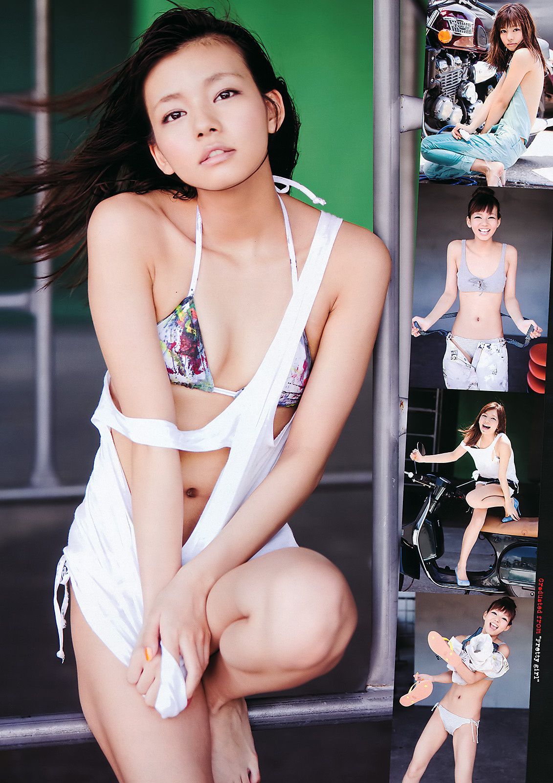 AKB48 にわみきほ 足立梨花 田中みな実 吹石一恵 吉木りさ [Weekly Playboy] 2011年No.34-35 写真杂志
