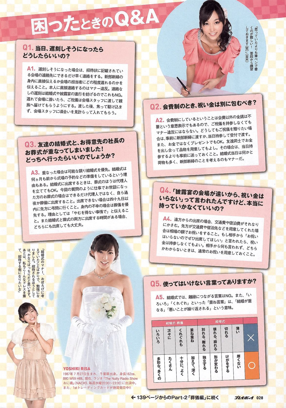 優木まおみ 小嶋陽菜 逢沢りな 卫藤美彩 とっきー 小仓优子 吉木りさ 原干恵 筱原凉子 中村知世 富樫あずさ [Weekly Playboy] 2011年No.40 写真杂志