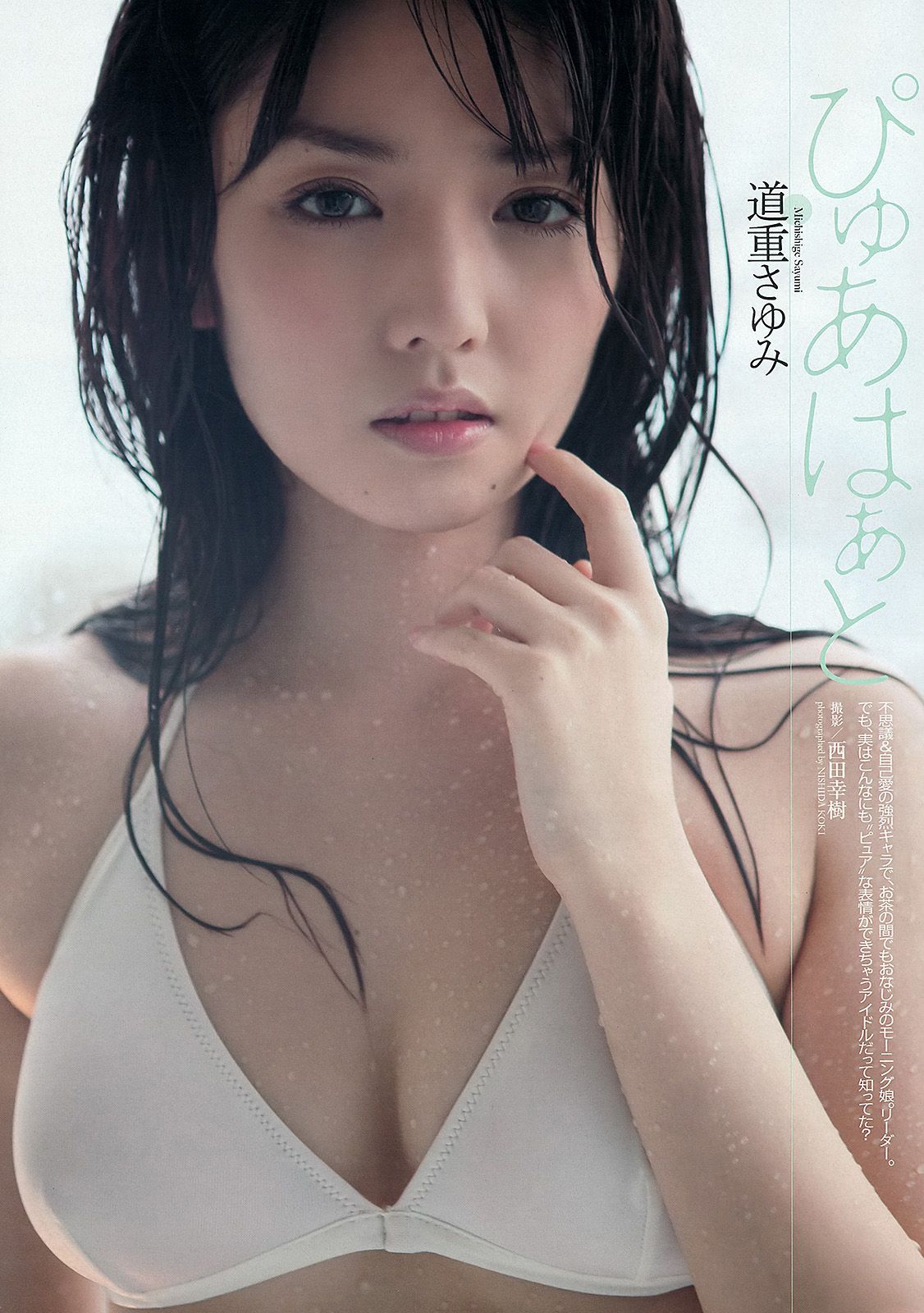 釈由美子 紗綾 上西恵 ラブリ 逢沢りな 道重さゆみ [Weekly Playboy] 2013年No.07 写真杂志