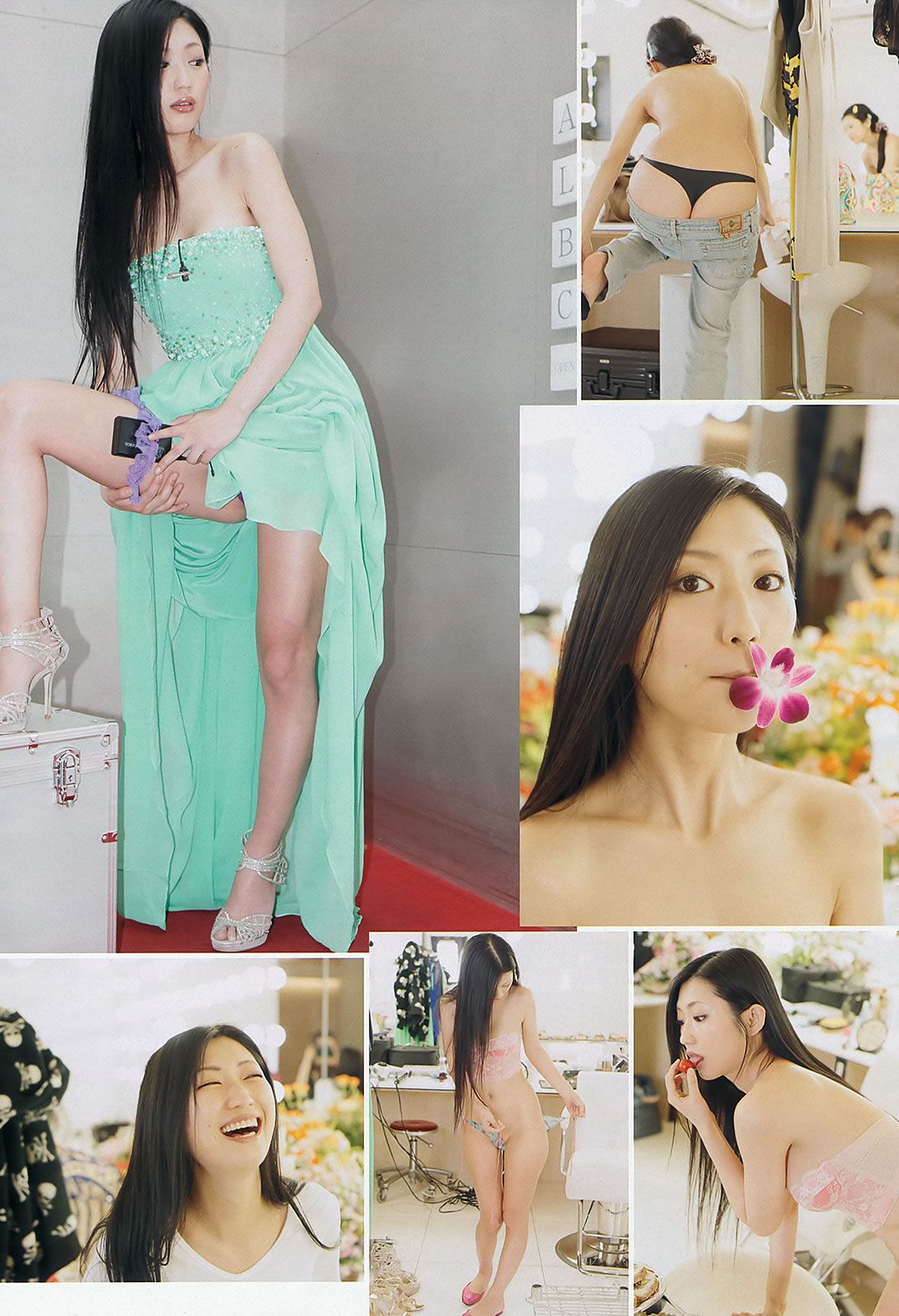 鬼头桃菜 上西恵 永尾まりや 川栄李奈 坛蜜 鈴木ちなみ 最上もが 林さやか [Weekly Playboy] 2013年No.23 写真杂志