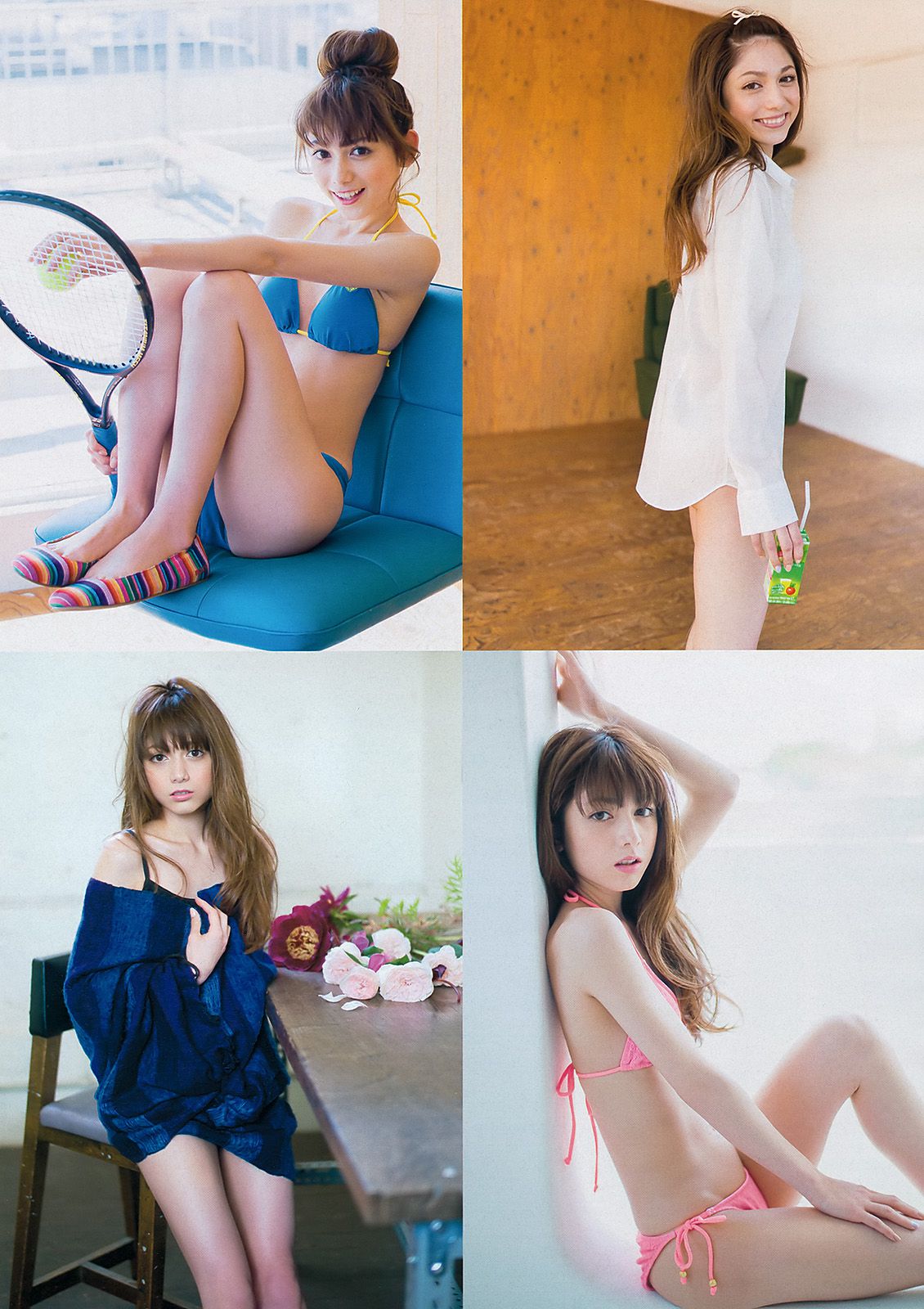 小島瑠璃子 リア?ディゾン 真野恵里菜 星名美津紀 知念沙也樺 柏木美里 吉田里深 [Weekly Playboy] 2013年No.29 写真杂志