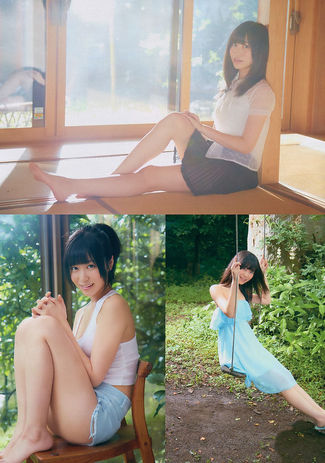 島崎遙香 向田茉夏 池田巧克力 岩﨑名美 川島海荷 島谷ひとみ 福滝りり 玉名みら [Weekly Playboy] 2013年No.31 写真杂志