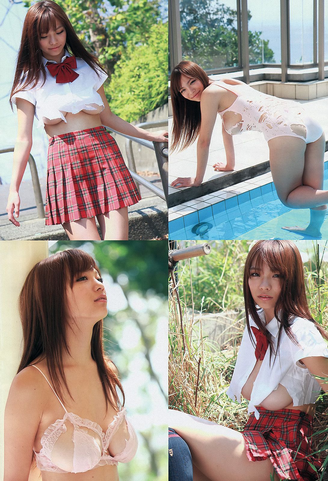 吉木りさ 佐藤すみれ 玉木碧 太田希望 鷹羽澪 喜屋武ちあき 花井瑠美 今野杏南 川栄李奈 [Weekly Playboy] 2013年No.40 写真杂志