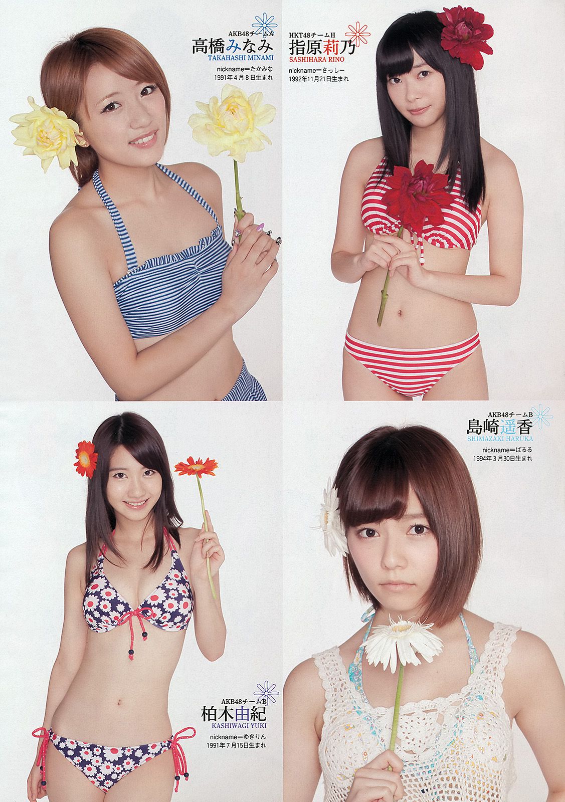 小嶋陽菜 菊地亜美 有森也実 高崎聖子 おのののか 平祐奈 長澤えりな SAKURACO [Weekly Playboy] 2013年No.45 写真杂志