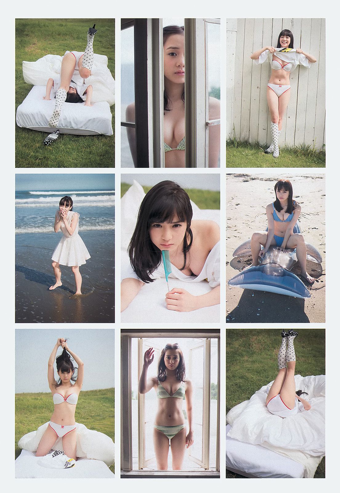 大川藍 相笠萌 佐野ひなこ 奥仲麻琴 下田美咲 前川伶早 [Weekly Playboy] 2013年No.46 写真杂志