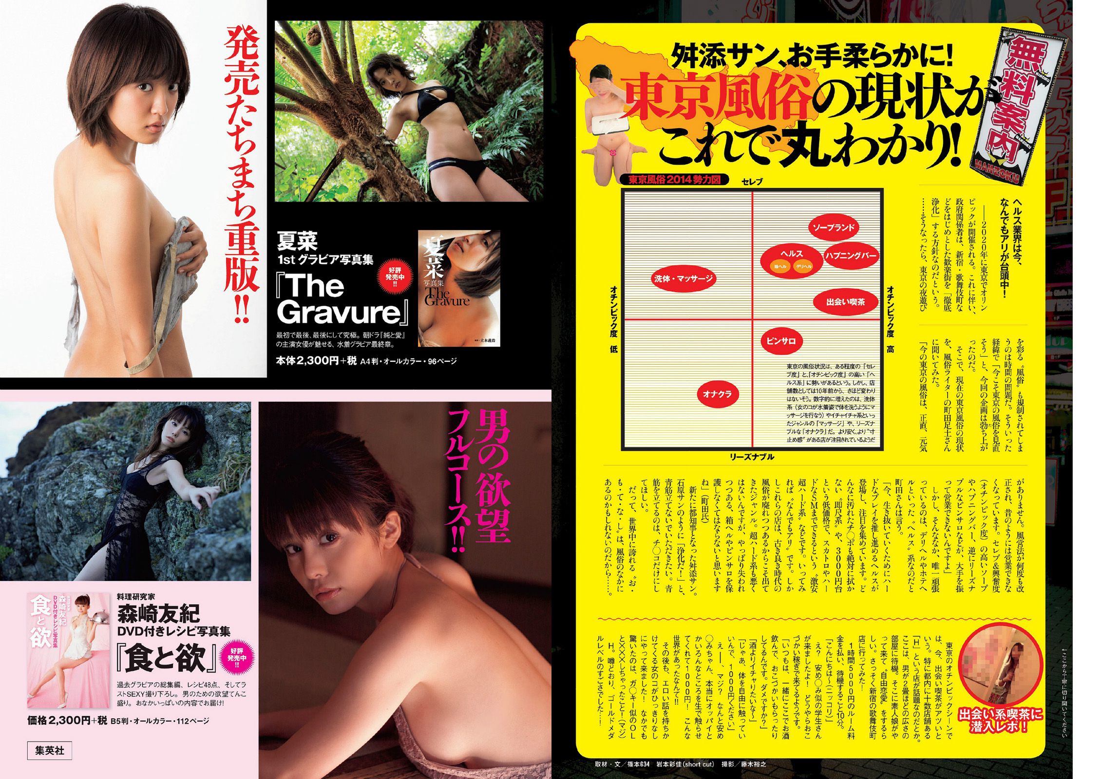 深田恭子 柳ゆり菜 広瀬すず 平井理央 安齋らら 岡田奈々 相原美咲 [Weekly Playboy] 2014年No.11 写真杂志